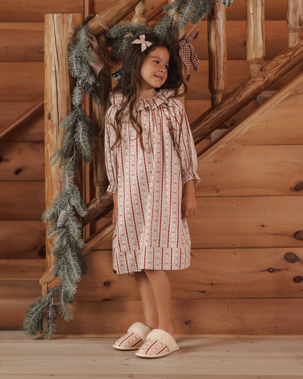 Slippers Candy Cane Lane - Rylee + Cru | Kids Clothes | Trendy Baby Clothes | Modern Infant Outfits |
