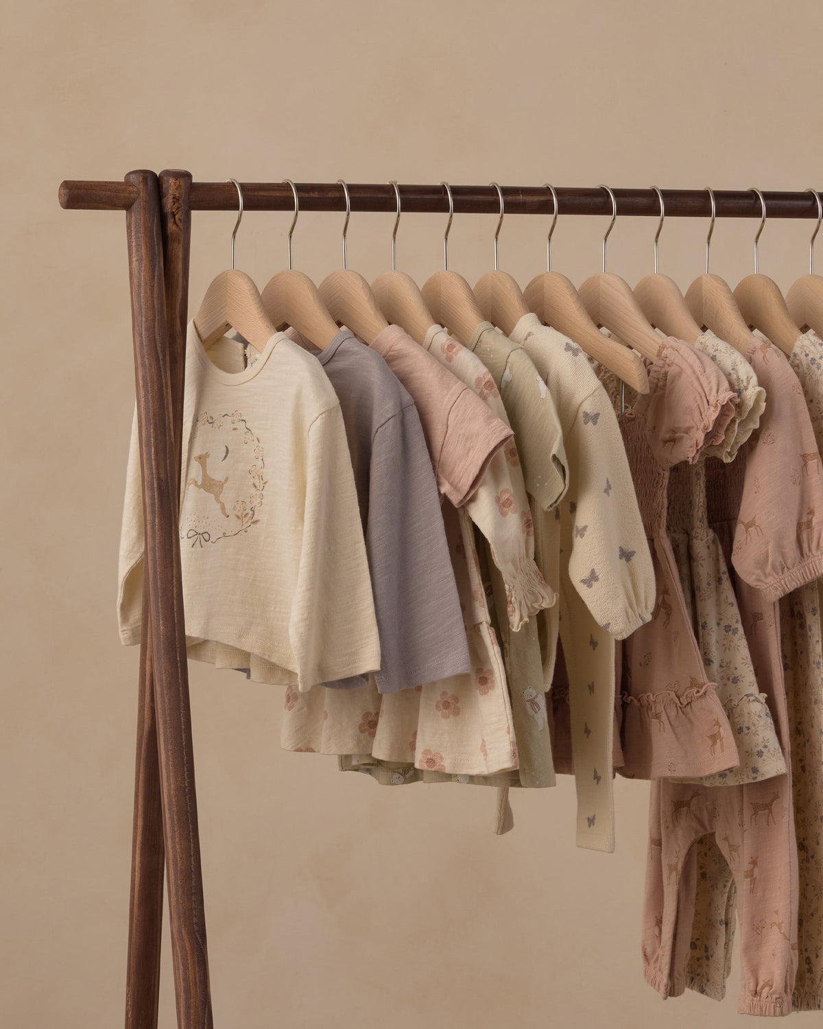 Luna Long Sleeve Fawn - Rylee + Cru | Kids Clothes | Trendy Baby Clothes | Modern Infant Outfits |