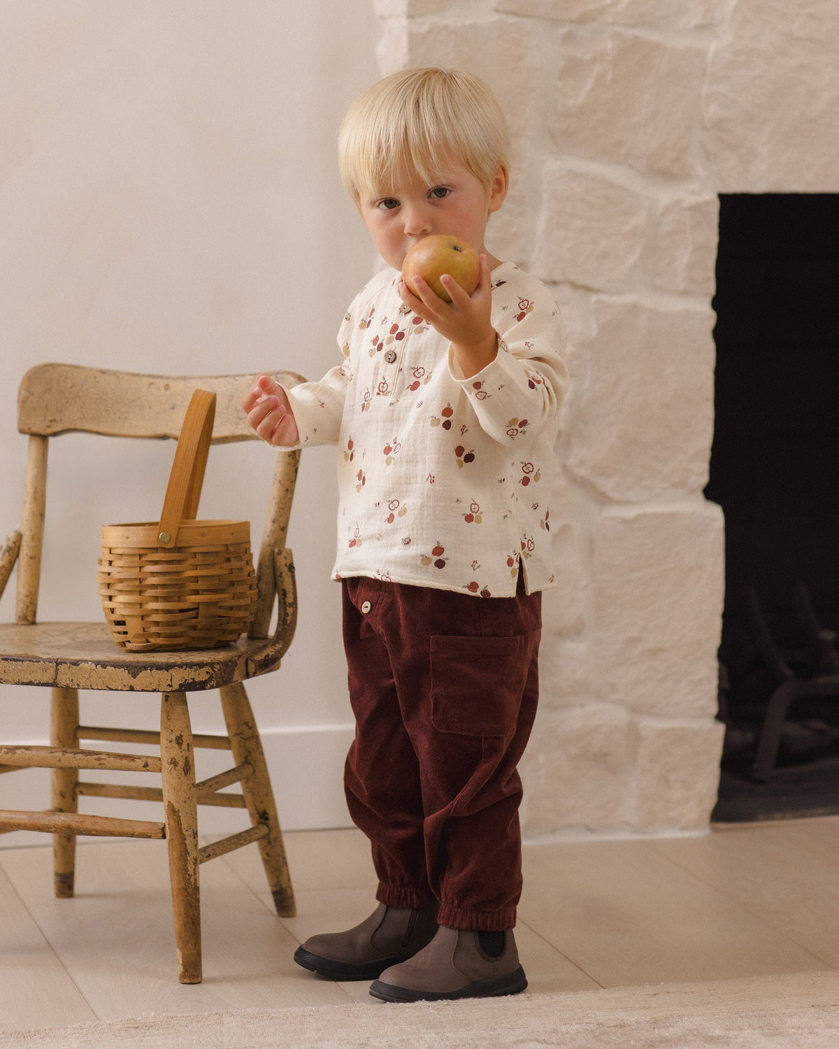 Luca Pant Black Cherry - Rylee + Cru | Kids Clothes | Trendy Baby Clothes | Modern Infant Outfits |