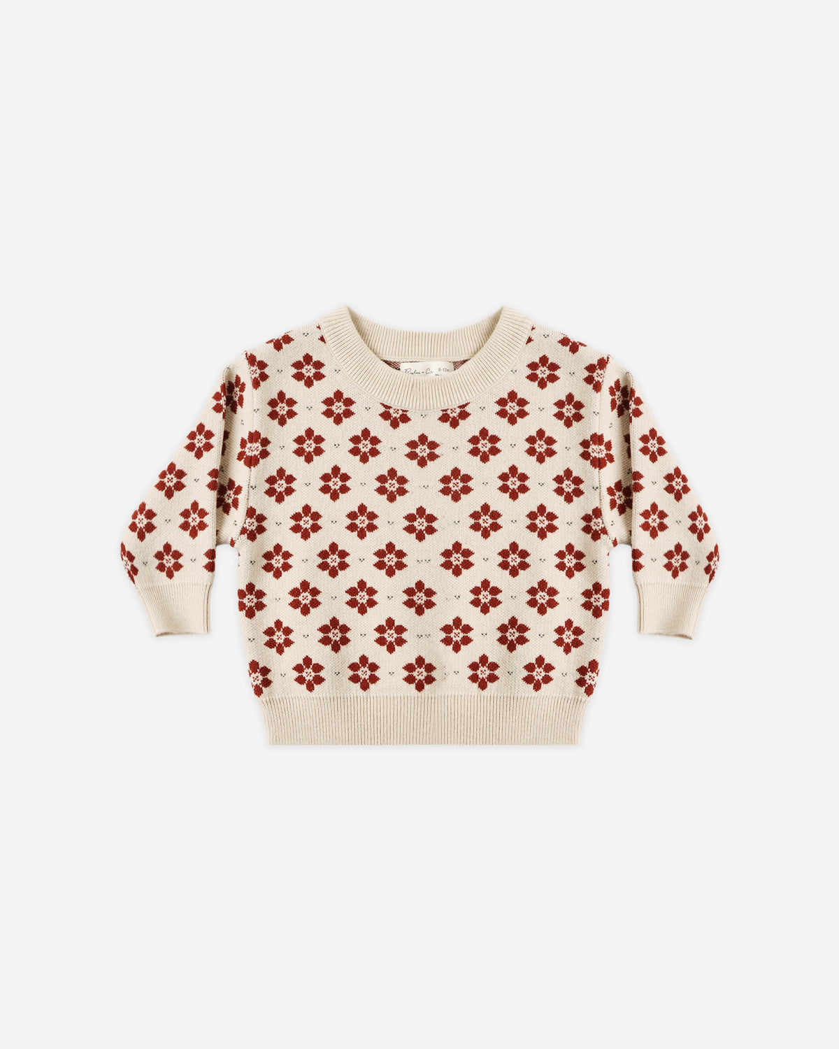 Shiloh Sweater Poinsettia - Rylee + Cru | Kids Clothes | Trendy Baby Clothes | Modern Infant Outfits |