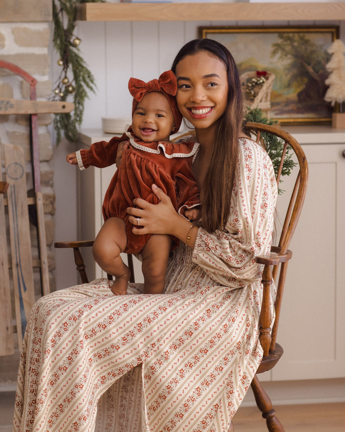 Wendy Romper Redwood - Rylee + Cru | Kids Clothes | Trendy Baby Clothes | Modern Infant Outfits |