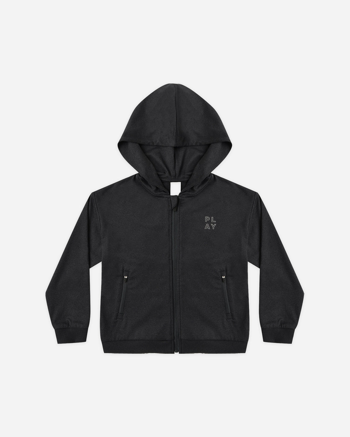 Tech Hoodie Heathered Black - Rylee + Cru | Kids Clothes | Trendy Baby Clothes | Modern Infant Outfits |