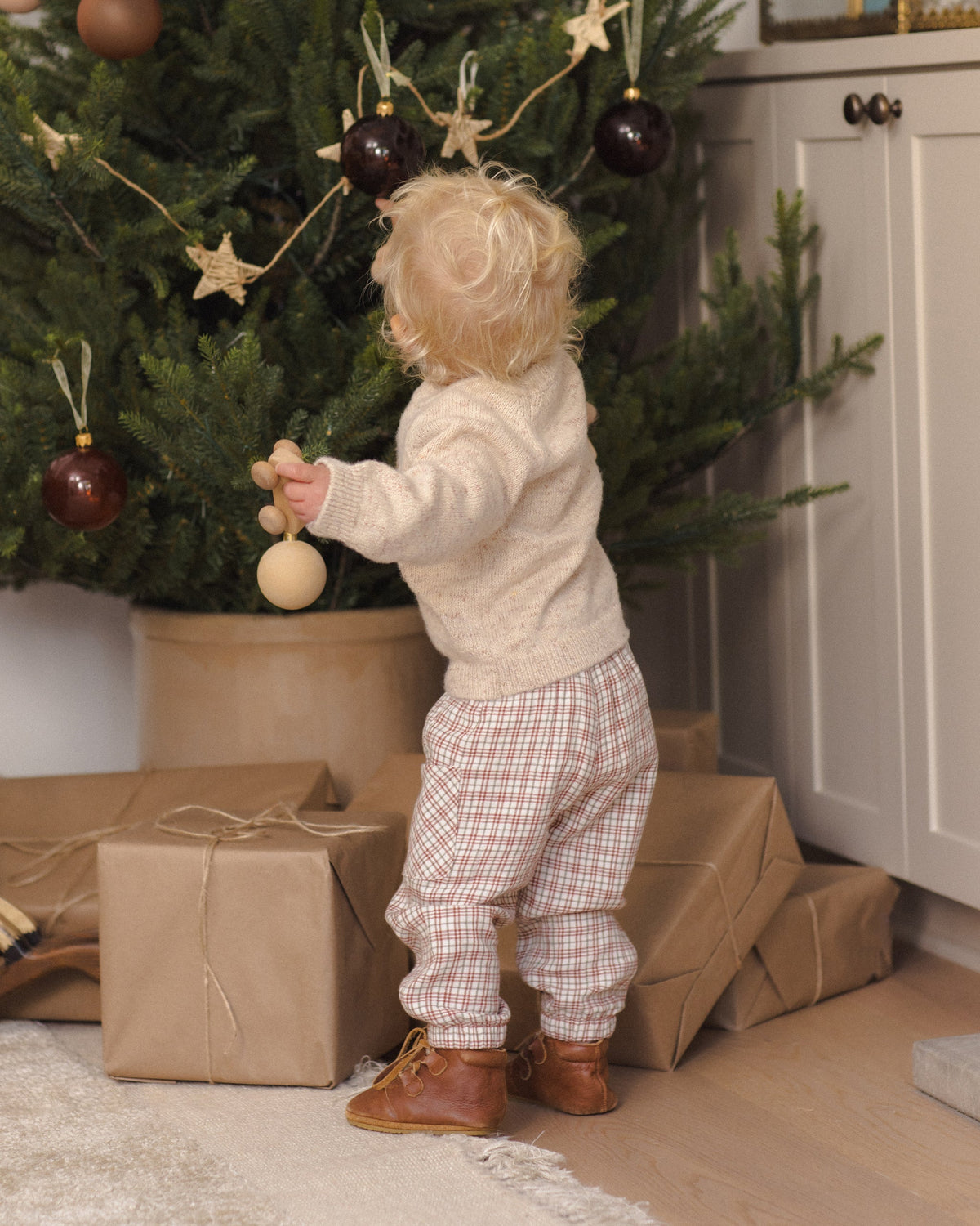 Luca Pant Christmas Plaid - Rylee + Cru | Kids Clothes | Trendy Baby Clothes | Modern Infant Outfits |