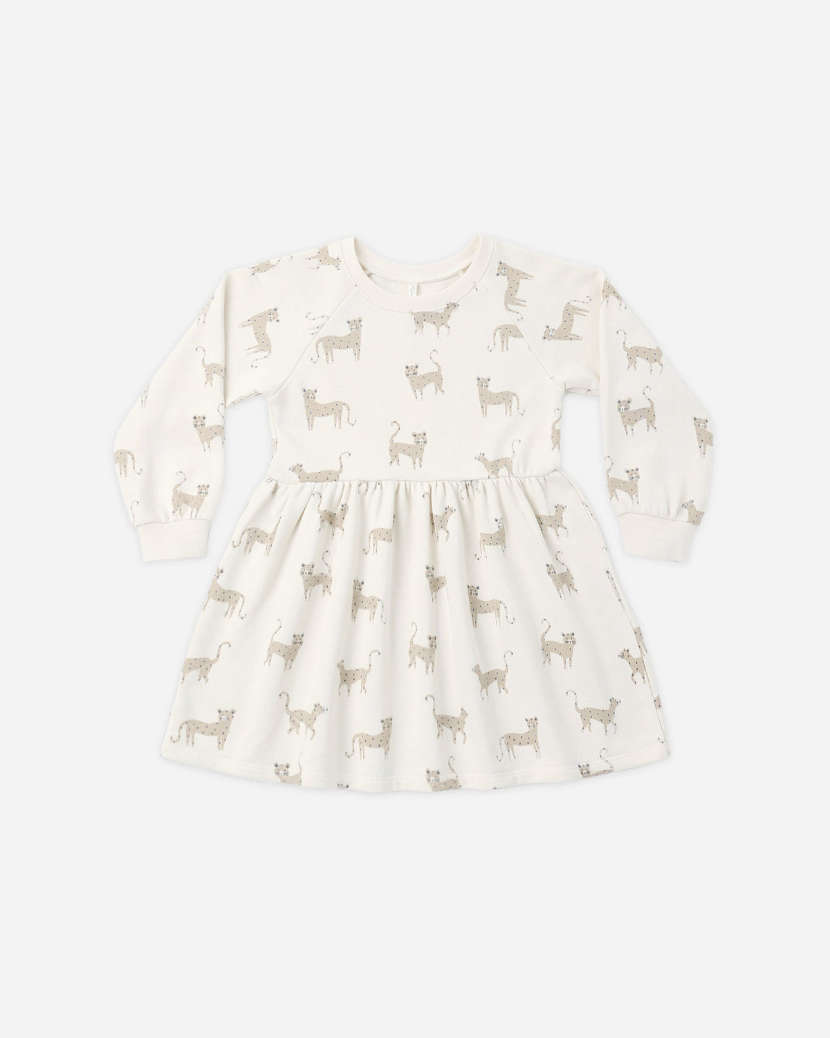 Raglan Dress Leopards - Rylee + Cru | Kids Clothes | Trendy Baby Clothes | Modern Infant Outfits |