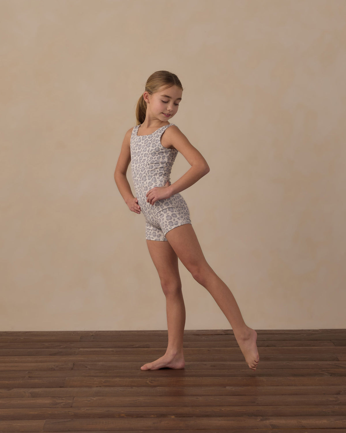 Malibu Bodysuit Blue Leopard - Rylee + Cru | Kids Clothes | Trendy Baby Clothes | Modern Infant Outfits |