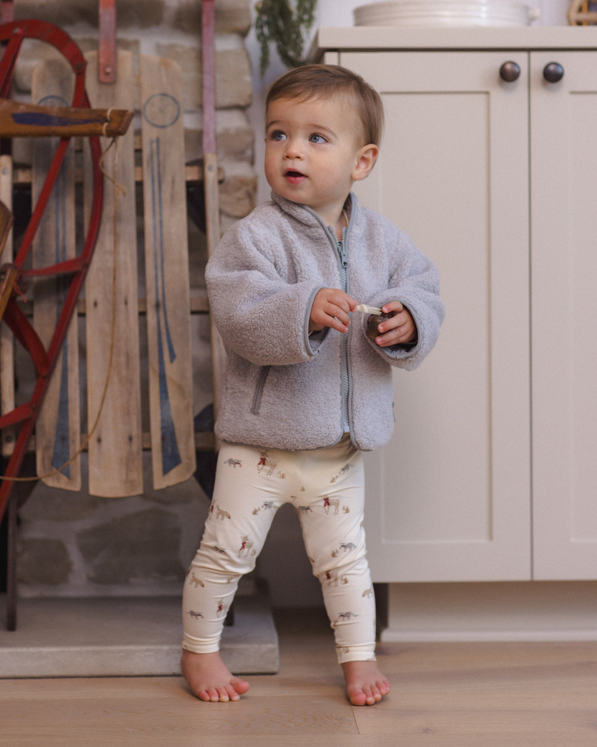 Bamboo Pajama Set Forest Friends - Rylee + Cru | Kids Clothes | Trendy Baby Clothes | Modern Infant Outfits |