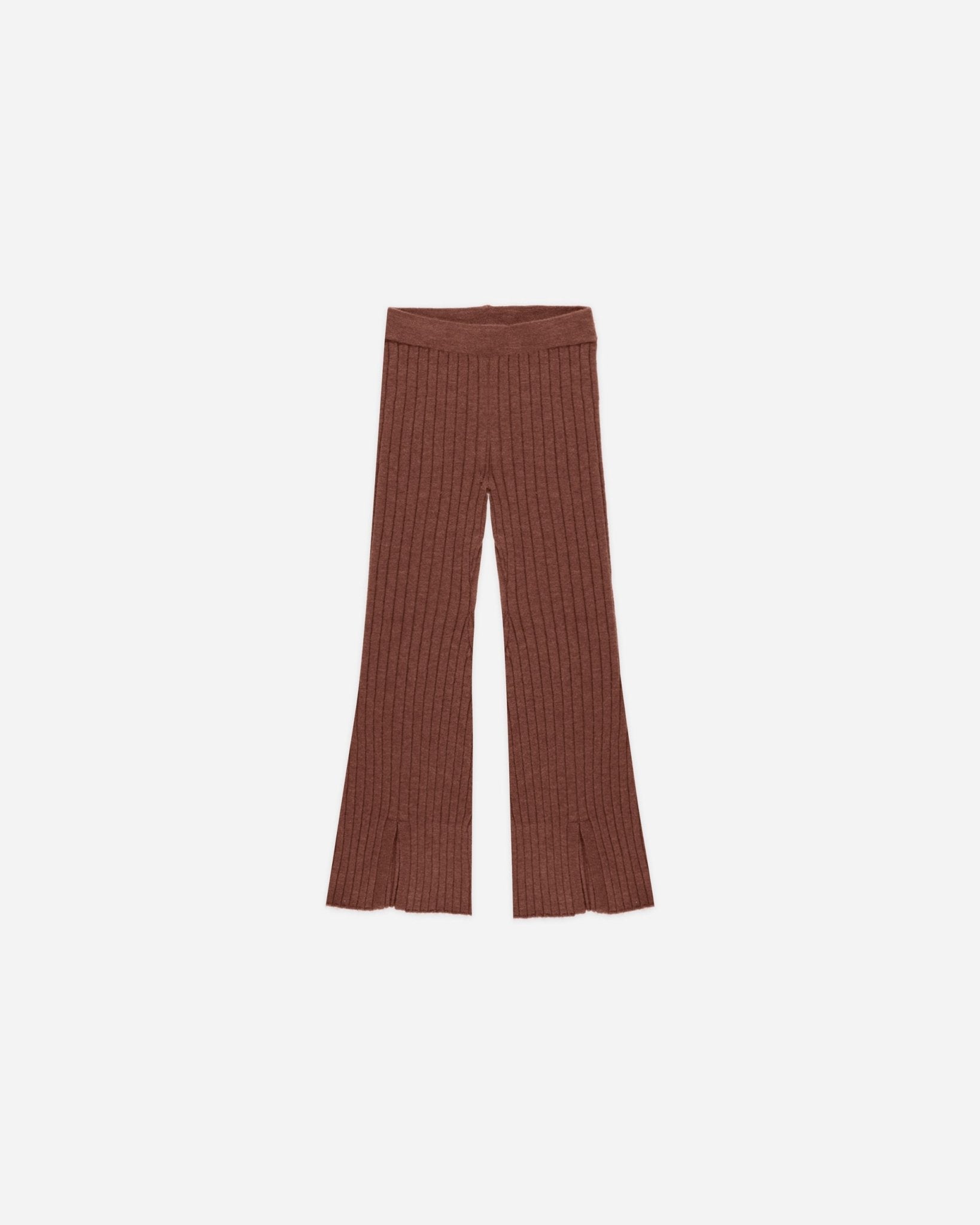 Flare Knit Pant || Brick - Rylee + Cru Canada