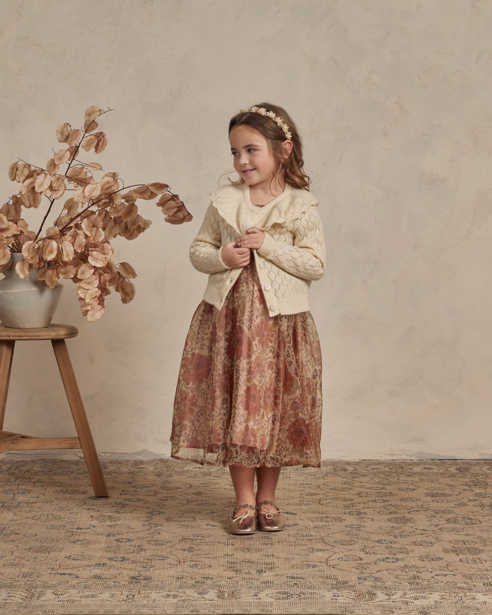 Floral Headband || Natural - Rylee + Cru Canada