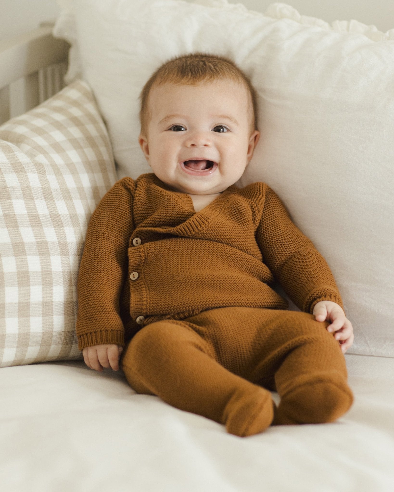 Footed Knit Pant || Cinnamon - Rylee + Cru Canada