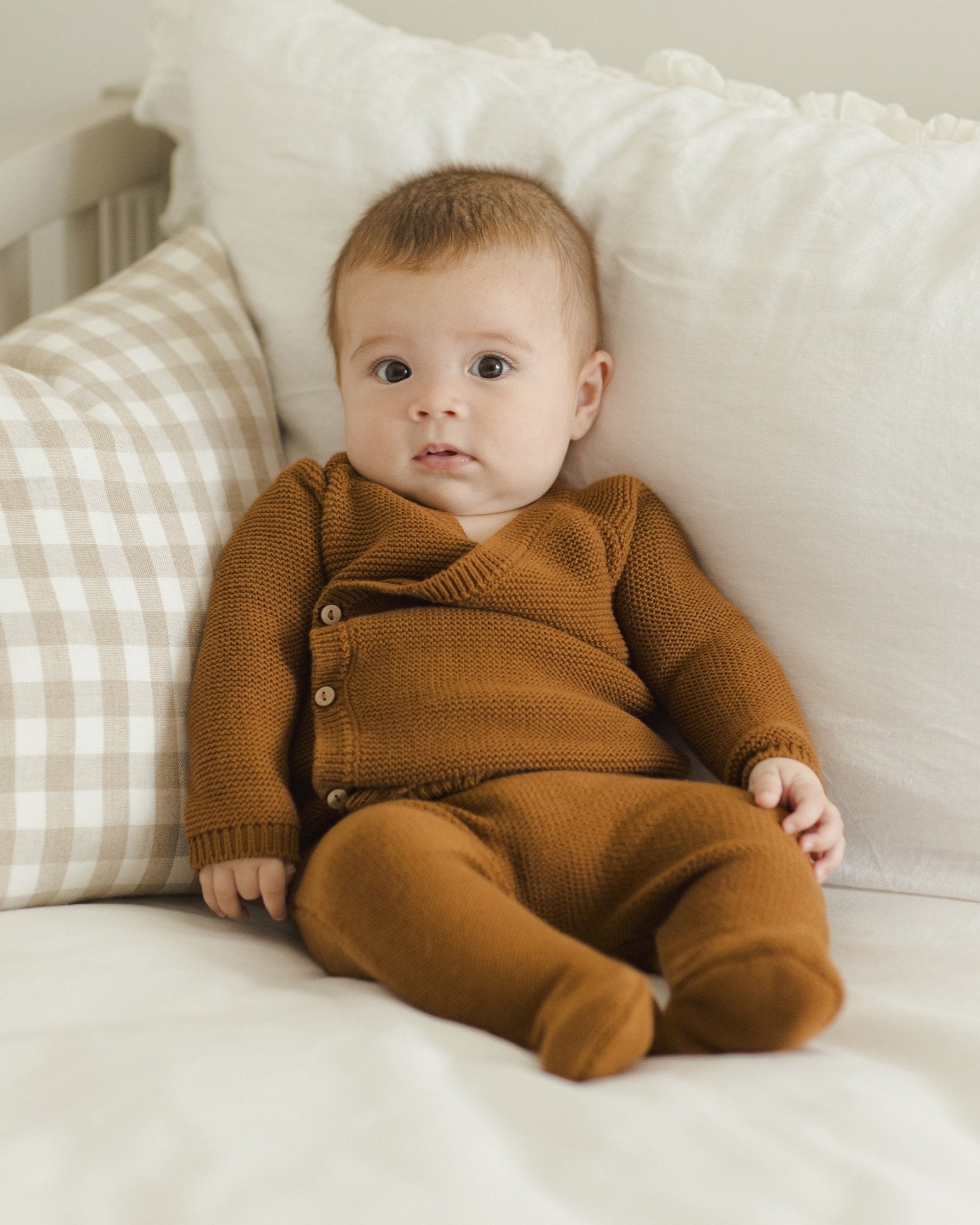 Footed Knit Pant || Cinnamon - Rylee + Cru Canada