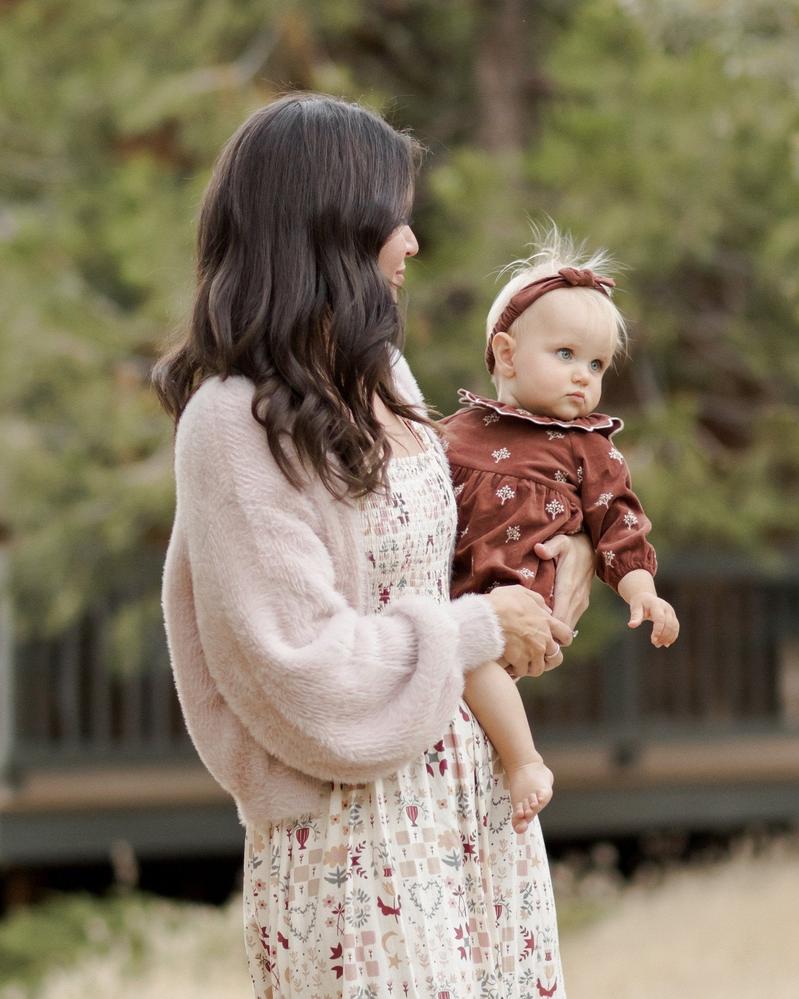 Freya Romper || Brick Floral - Rylee + Cru Canada