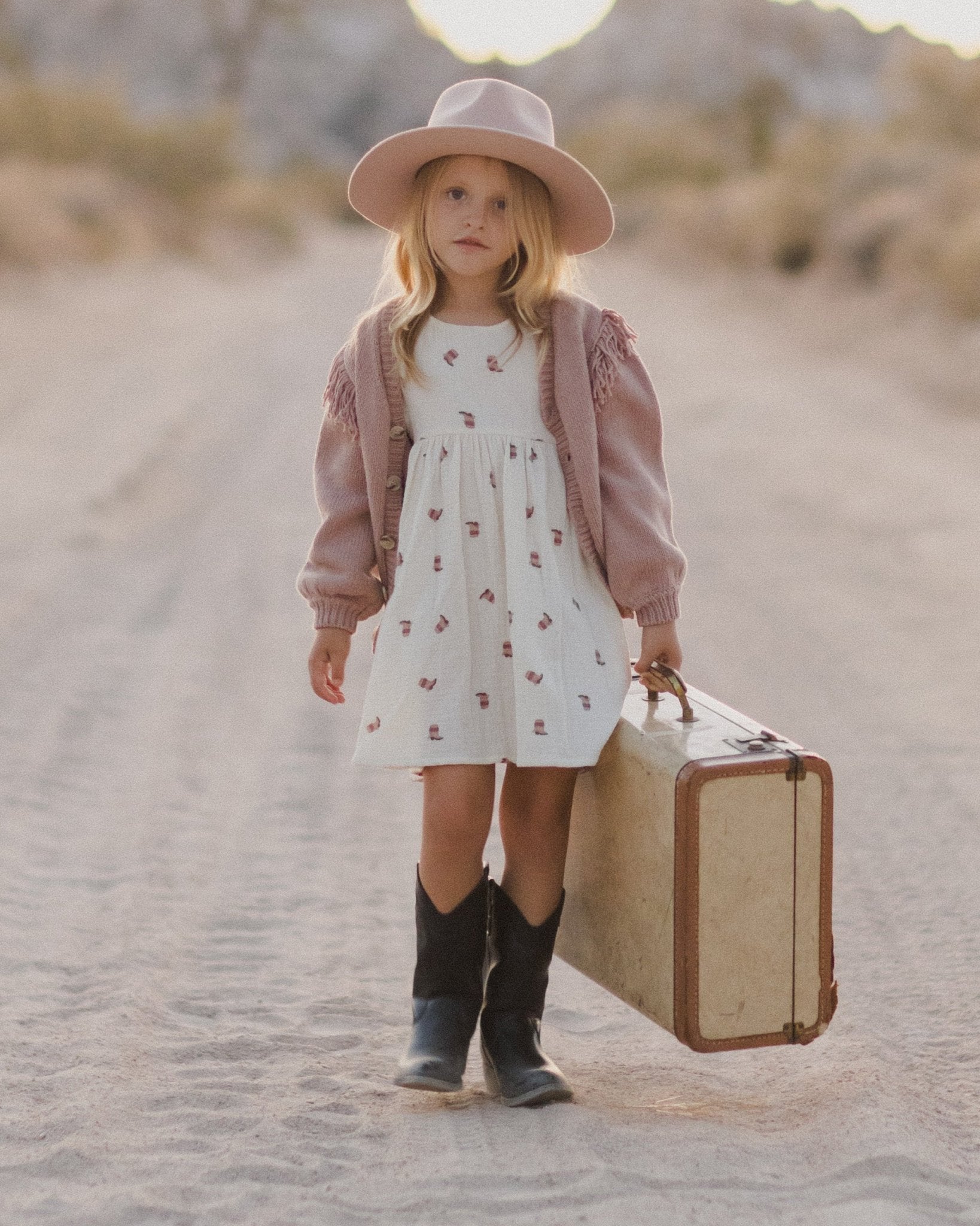 Fringe Cardigan || Rose - Rylee + Cru Canada