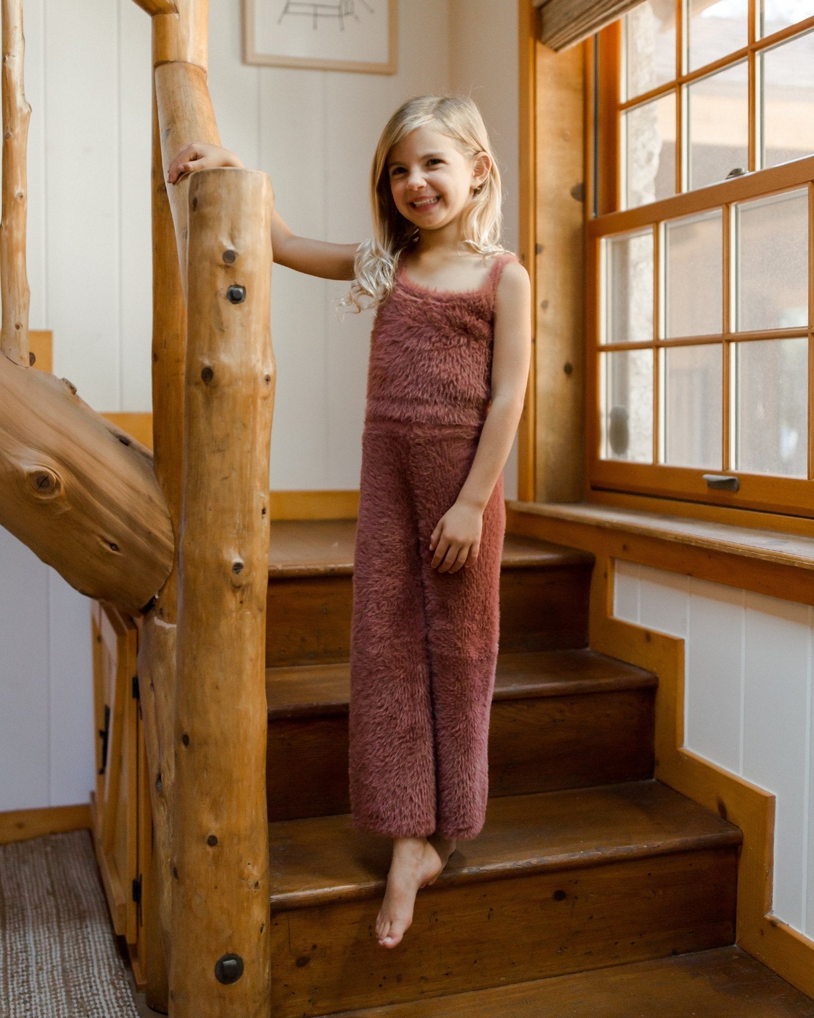 Fuzzy Knit Lounge Set || Ruby - Rylee + Cru Canada