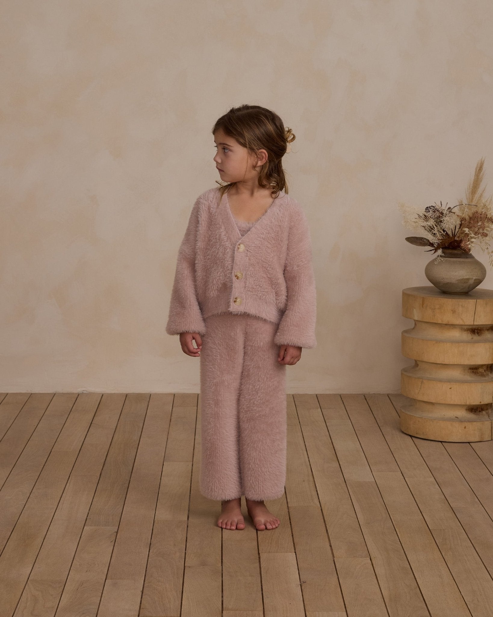 Fuzzy Knit Set || Blush - Rylee + Cru Canada