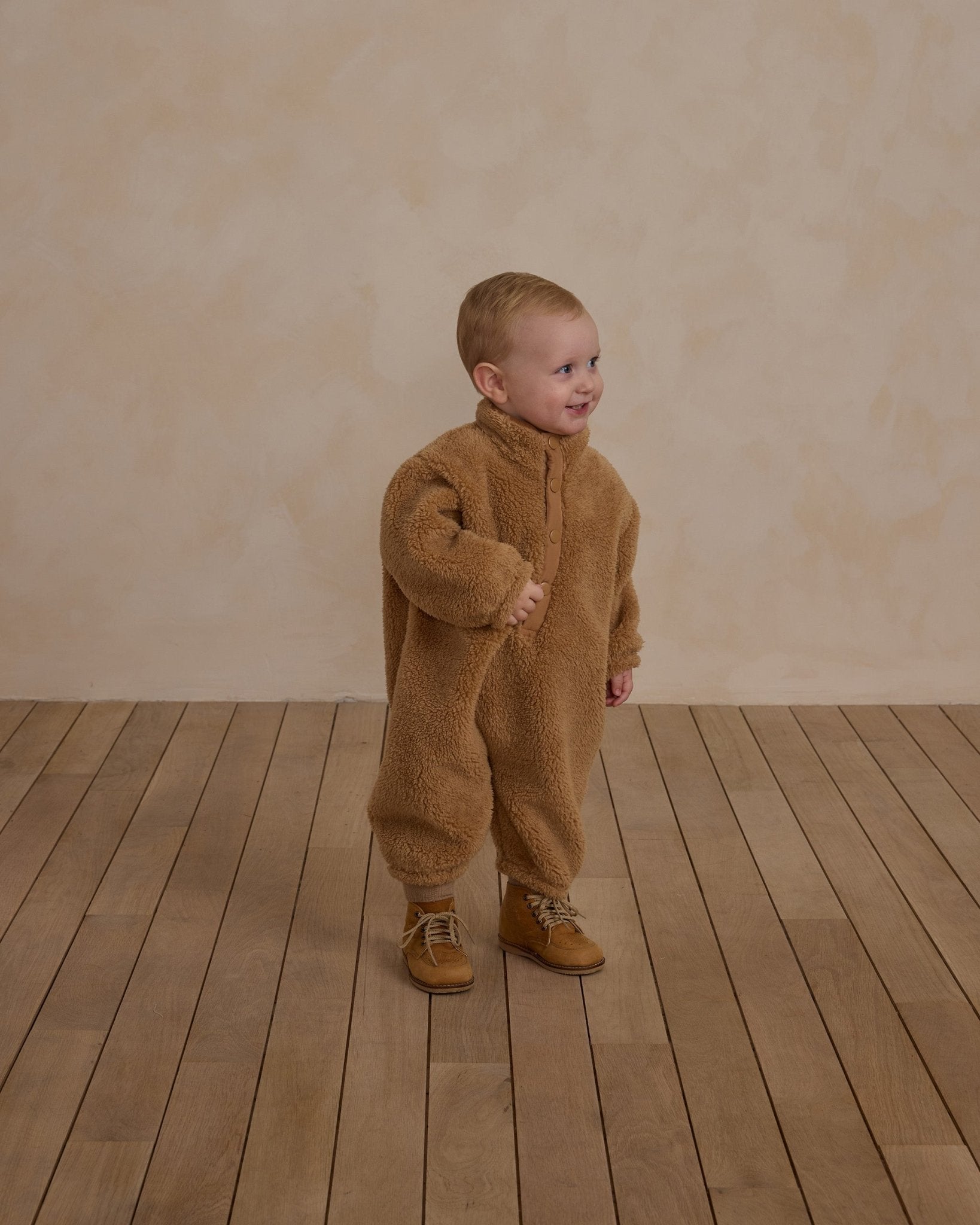 Fuzzy Winter Jumpsuit || Gold - Rylee + Cru Canada