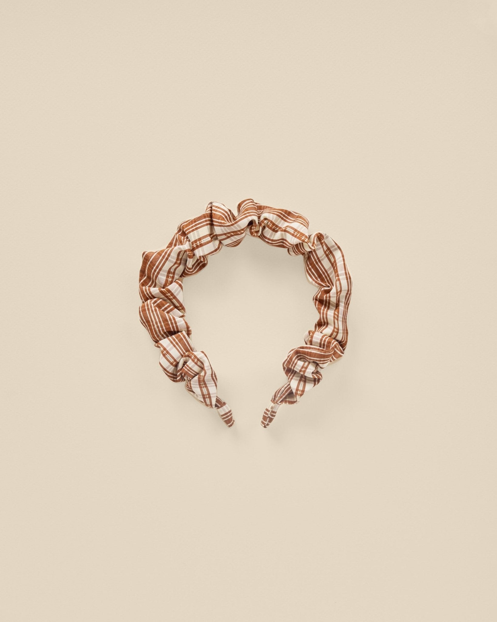 Gathered Headband || Copper Plaid - Rylee + Cru Canada