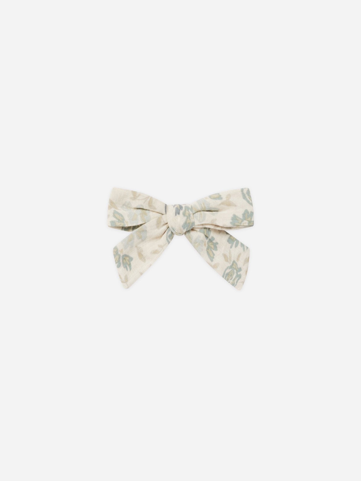 Girl Bow || Blue Floral - Rylee + Cru Canada