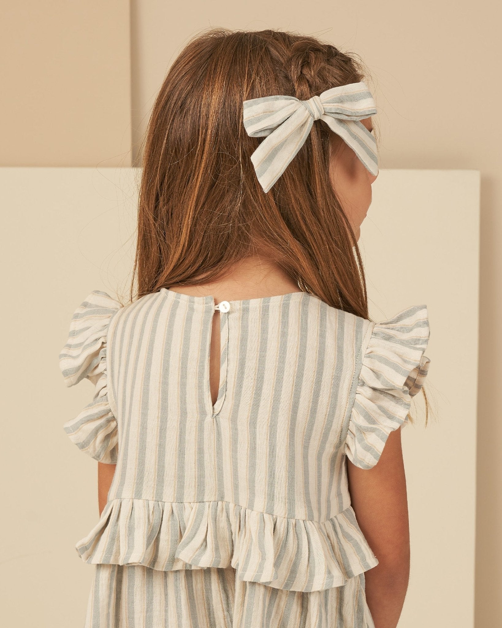 Girl Bow || Ocean Stripe - Rylee + Cru Canada