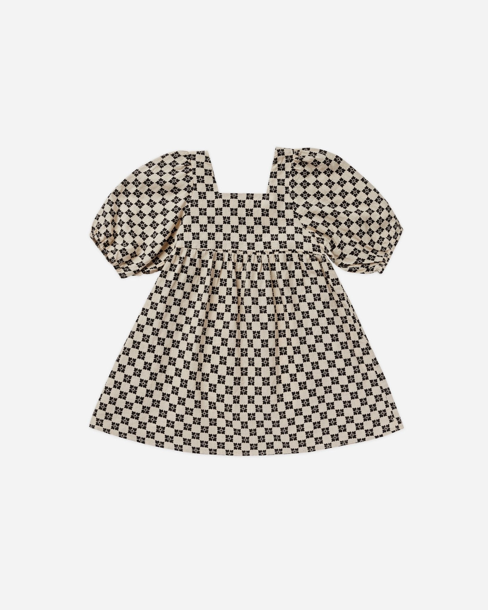 Gretta Babydoll Dress || Flower Check - Rylee + Cru Canada