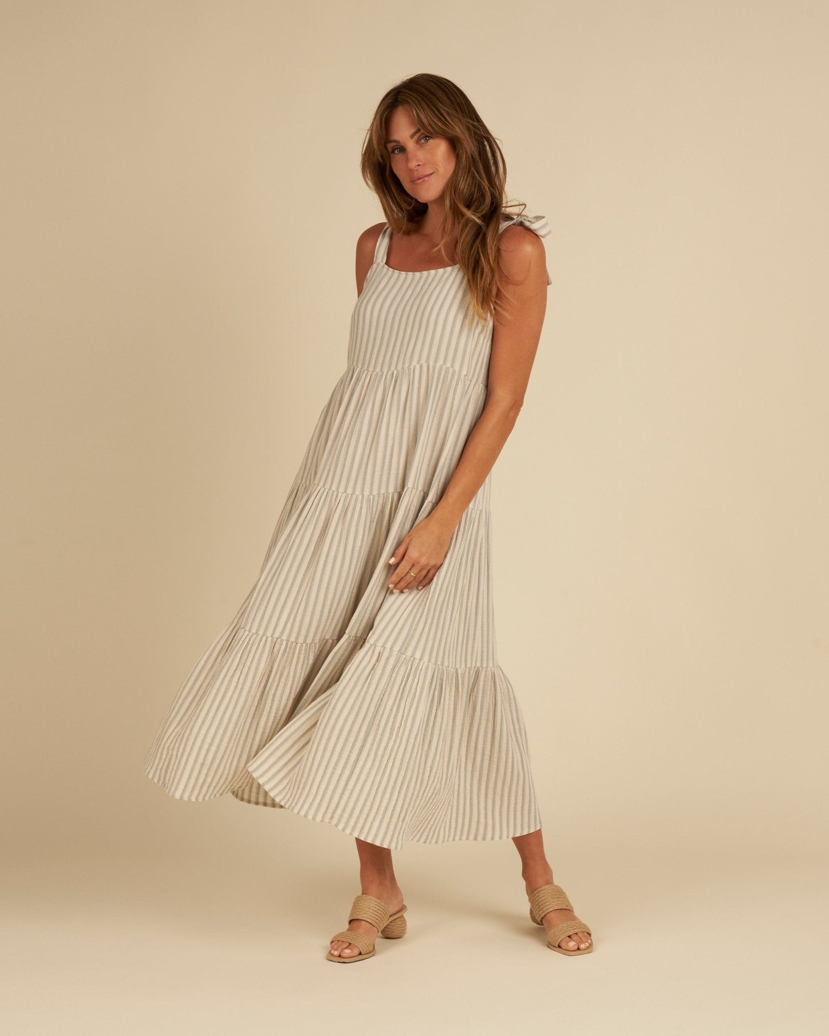 Harbor Dress | Ocean Stripe - Rylee + Cru Canada