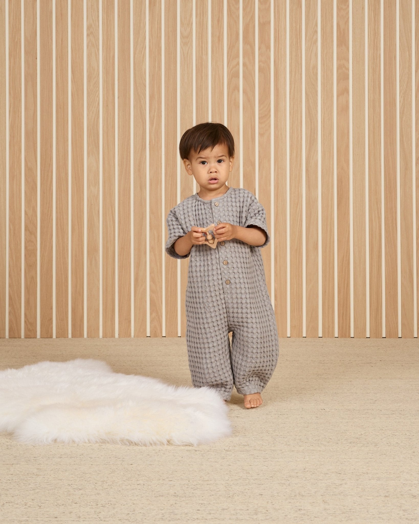 Hayes Jumpsuit || Dusty Blue - Rylee + Cru Canada