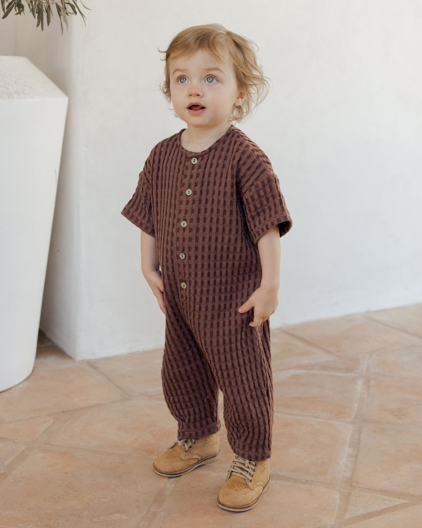 Hayes Jumpsuit || Plum - Rylee + Cru Canada