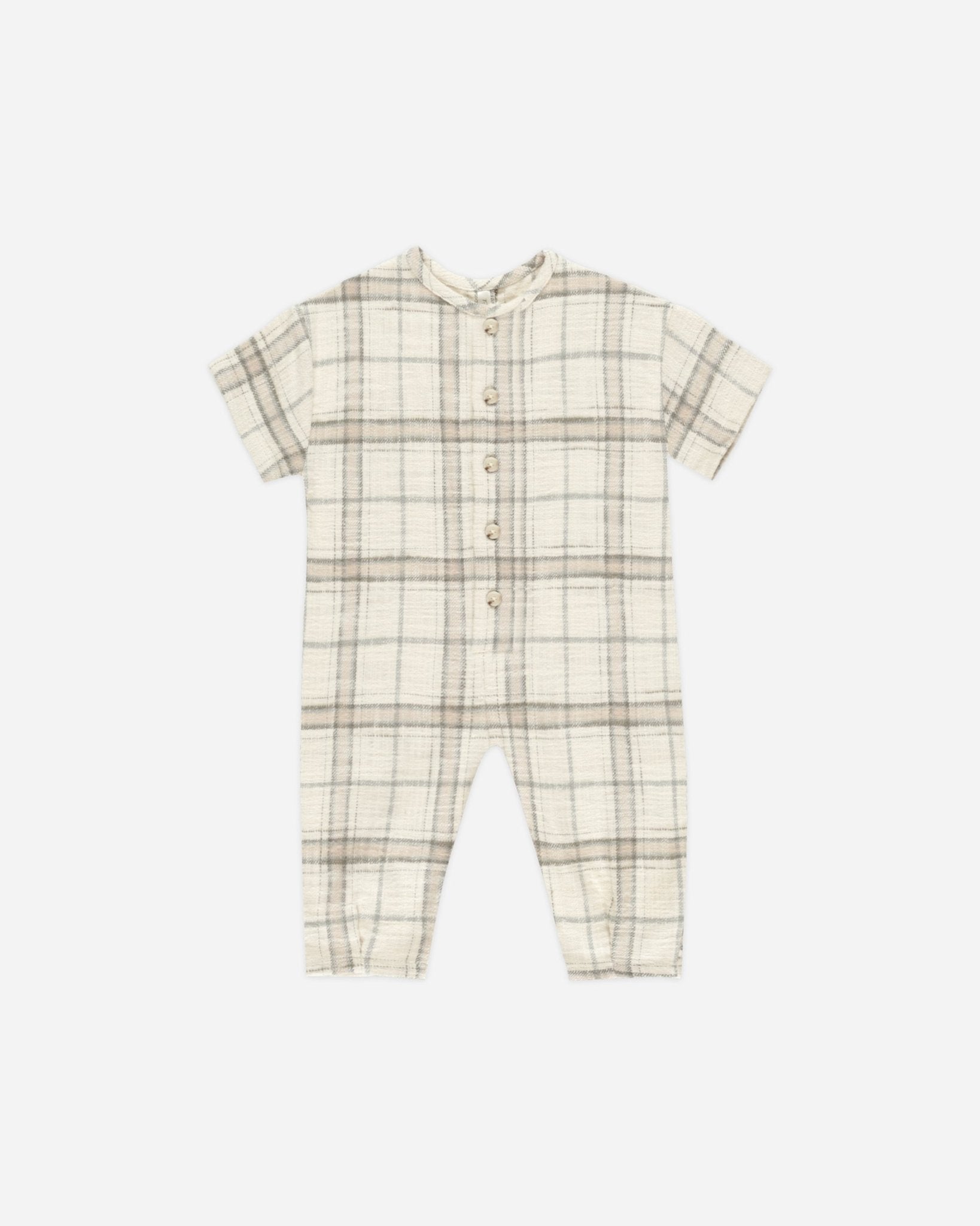 Hayes Jumpsuit || Rustic Plaid - Rylee + Cru Canada