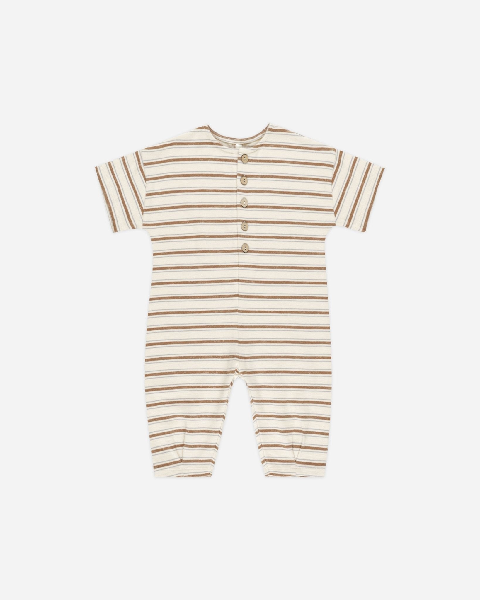 Hayes Jumpsuit || Saddle Stripe - Rylee + Cru Canada