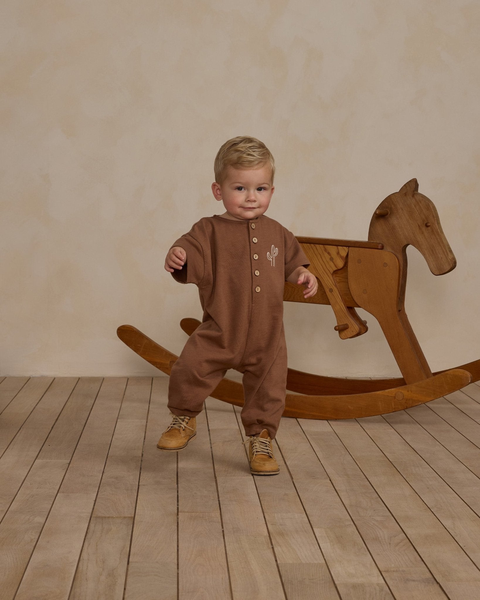 Hayes Jumpsuit || Saddle - Rylee + Cru Canada