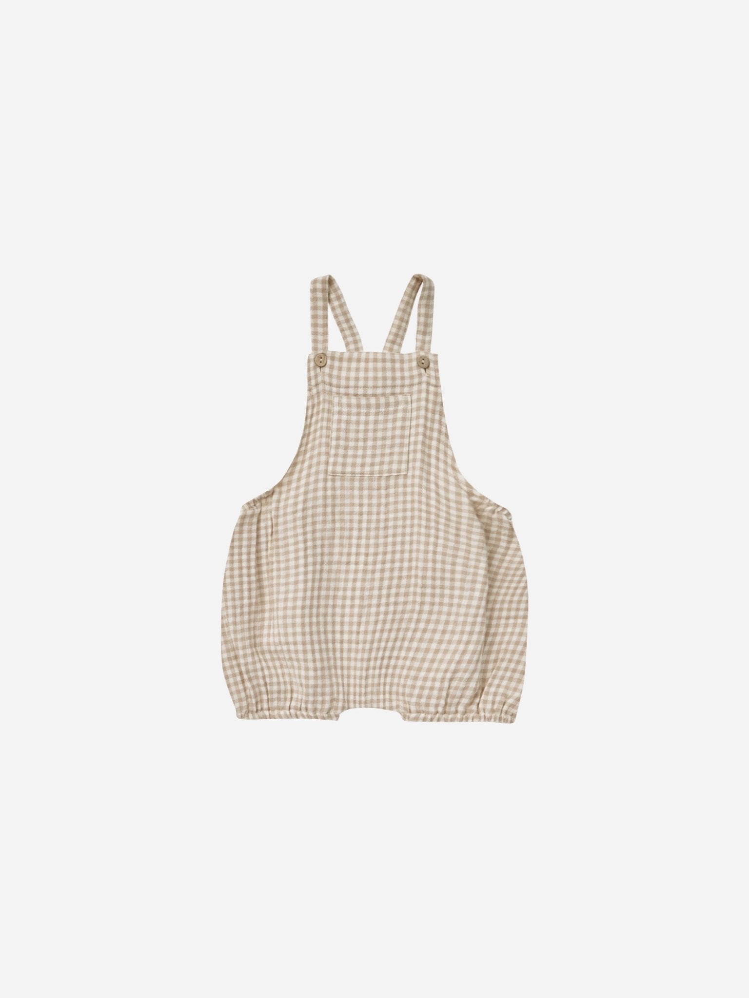 Hayes Romper || Oat Gingham - Rylee + Cru Canada