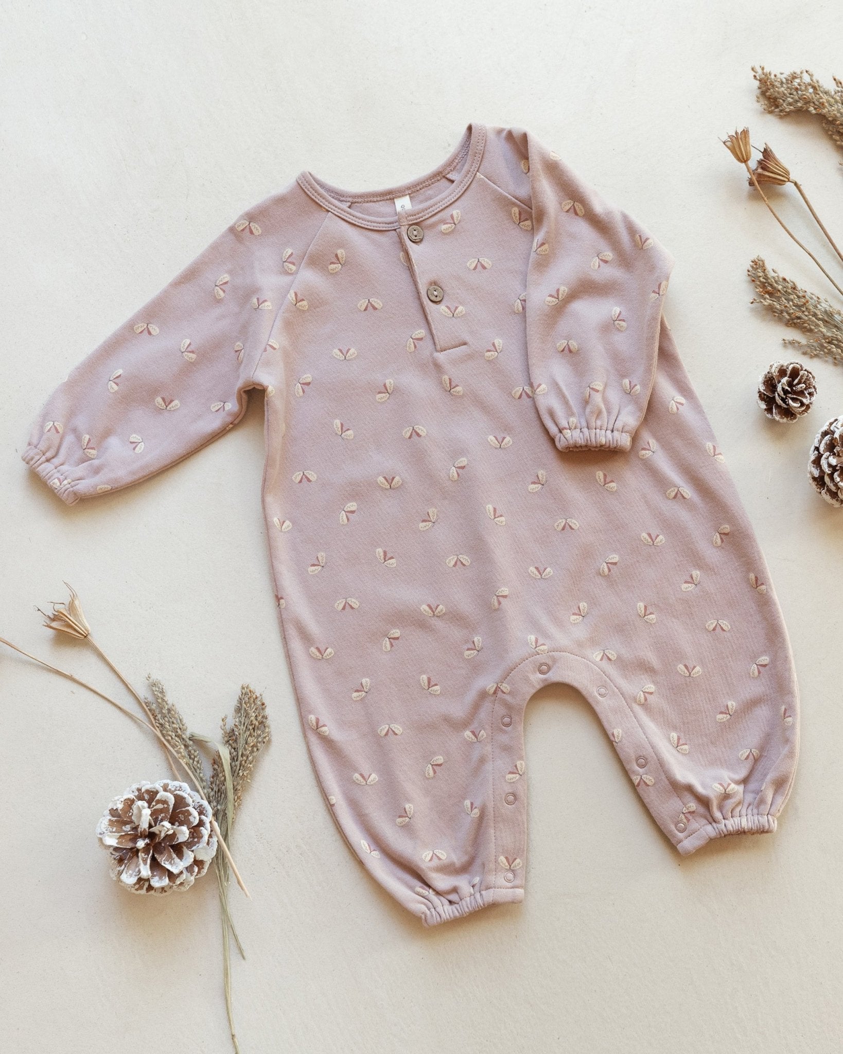 Henley Bubble Jumpsuit || Butterflies - Rylee + Cru Canada