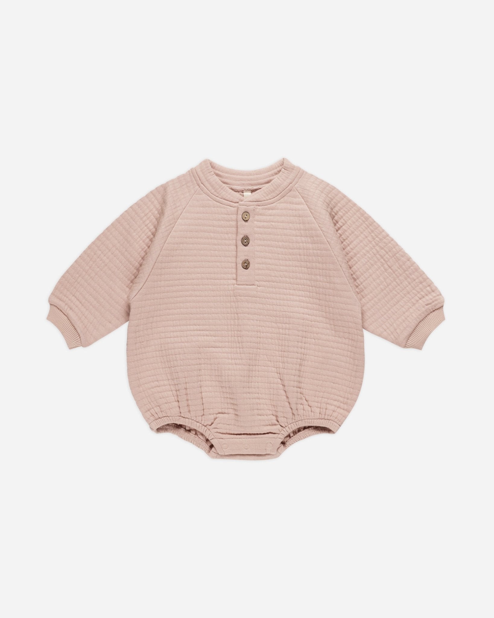 Henley Bubble Romper || Blush - Rylee + Cru Canada