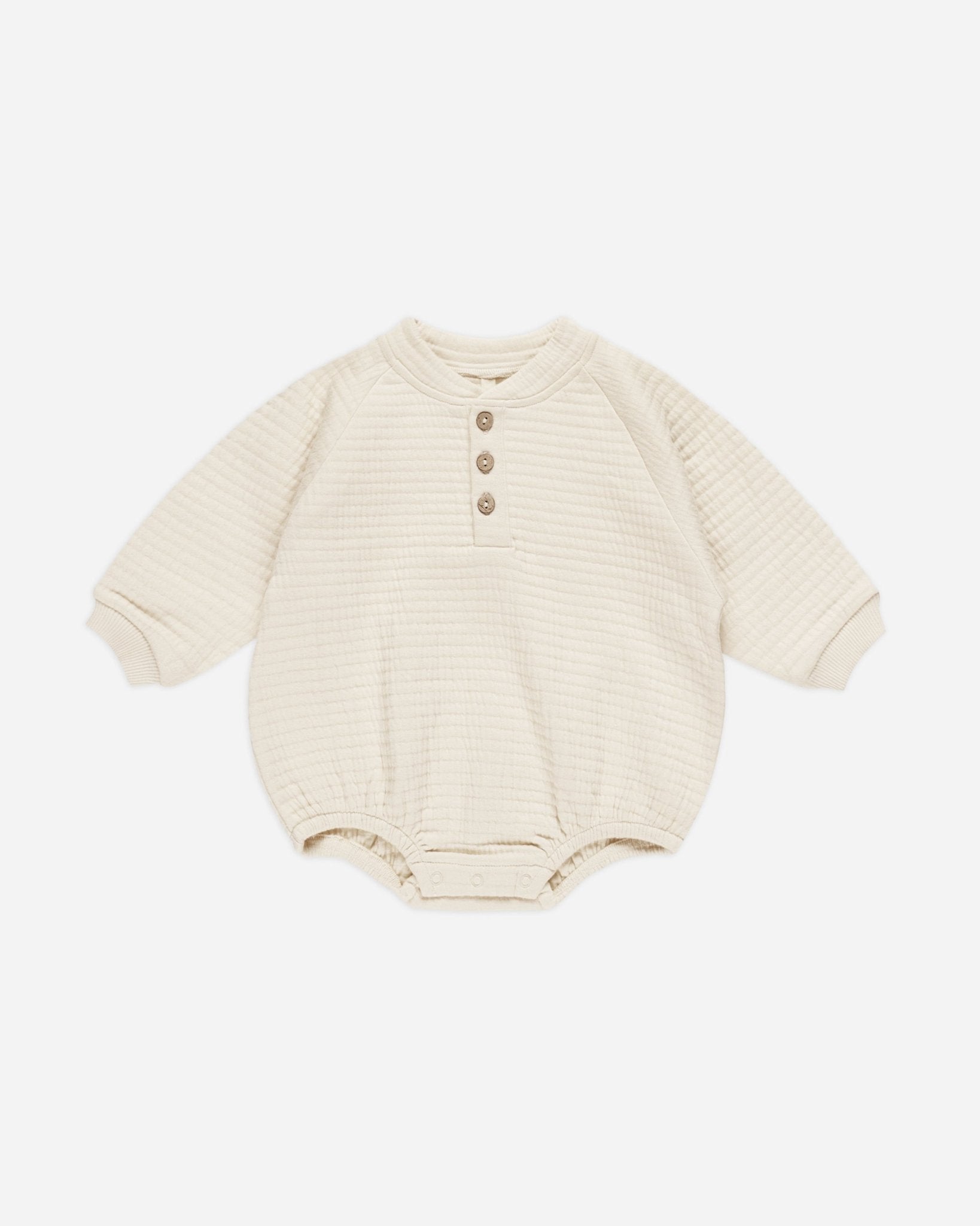 Henley Bubble Romper || Natural - Rylee + Cru Canada