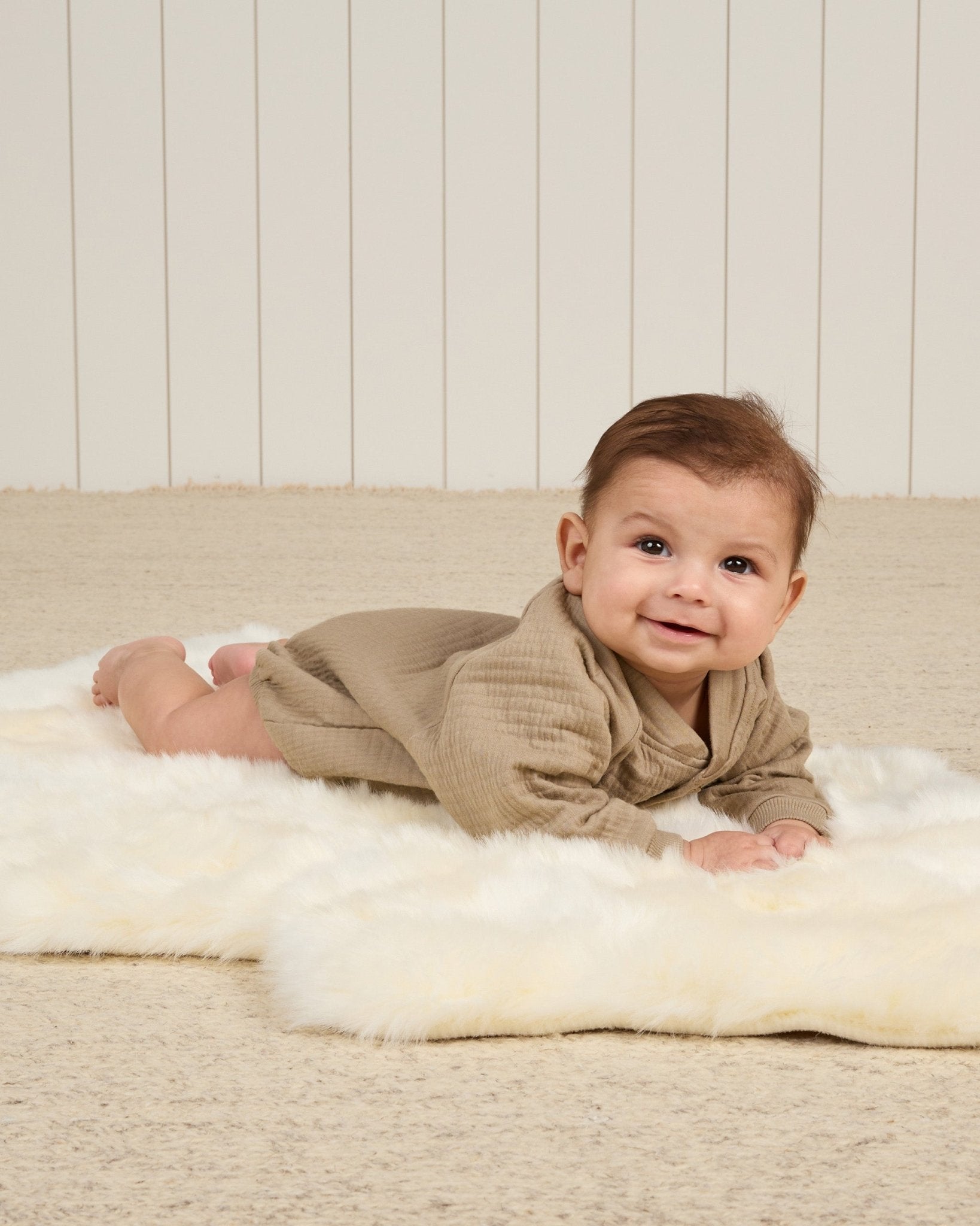 Henley Bubble Romper || Olive - Rylee + Cru Canada