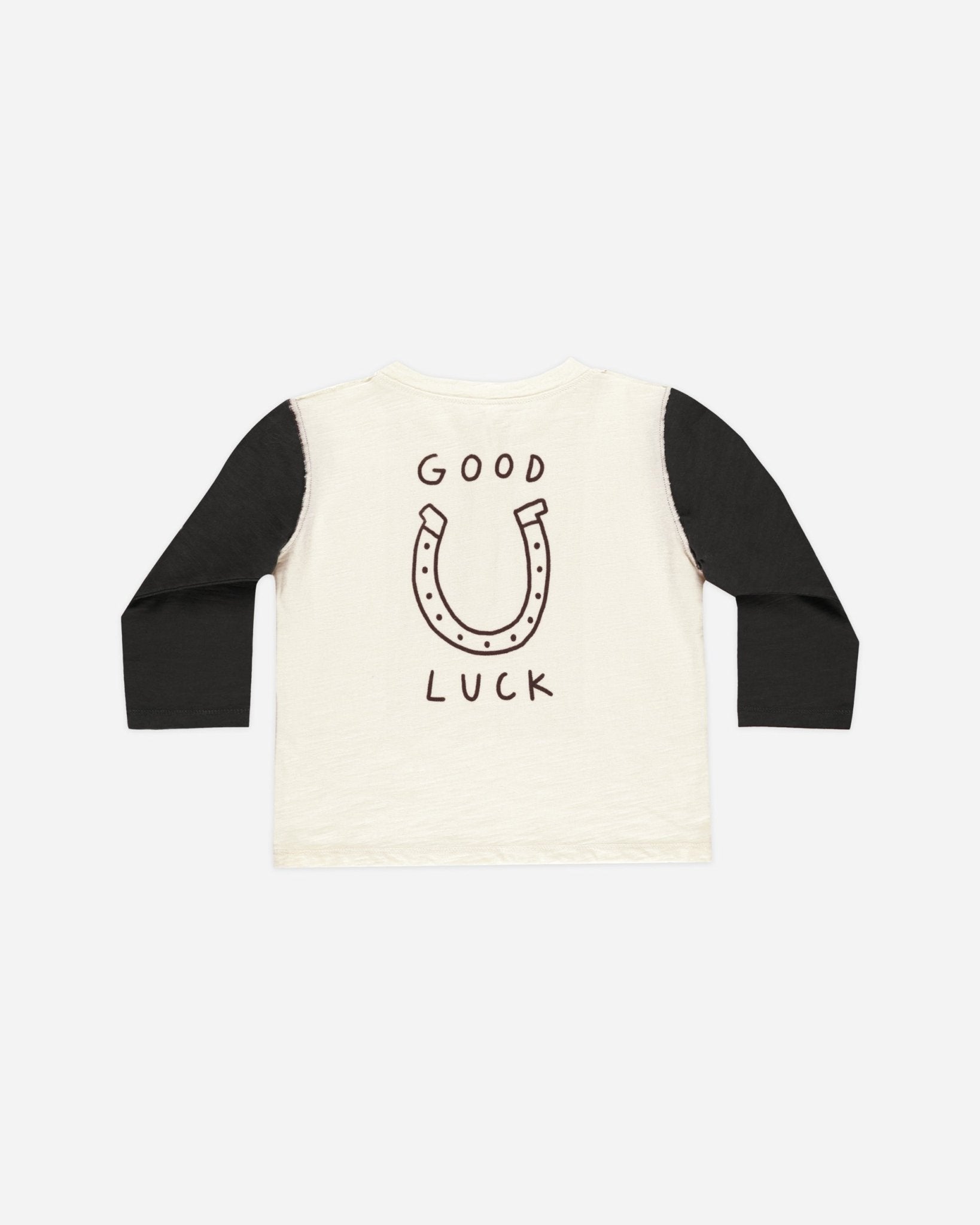 Henley Long Sleeve Tee || Good Luck - Rylee + Cru Canada