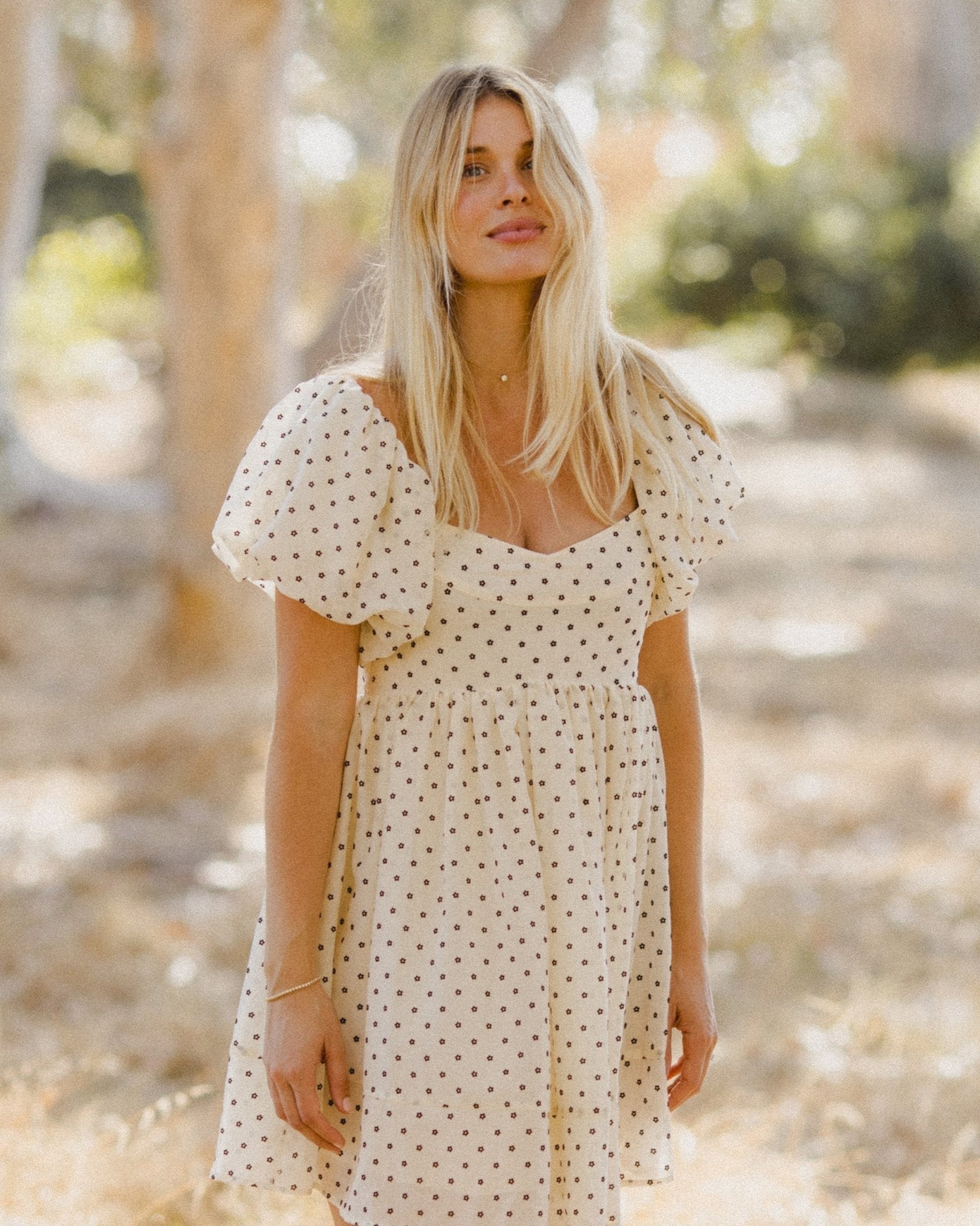 Isabella Dress | Flocked Daisy - Rylee + Cru Canada