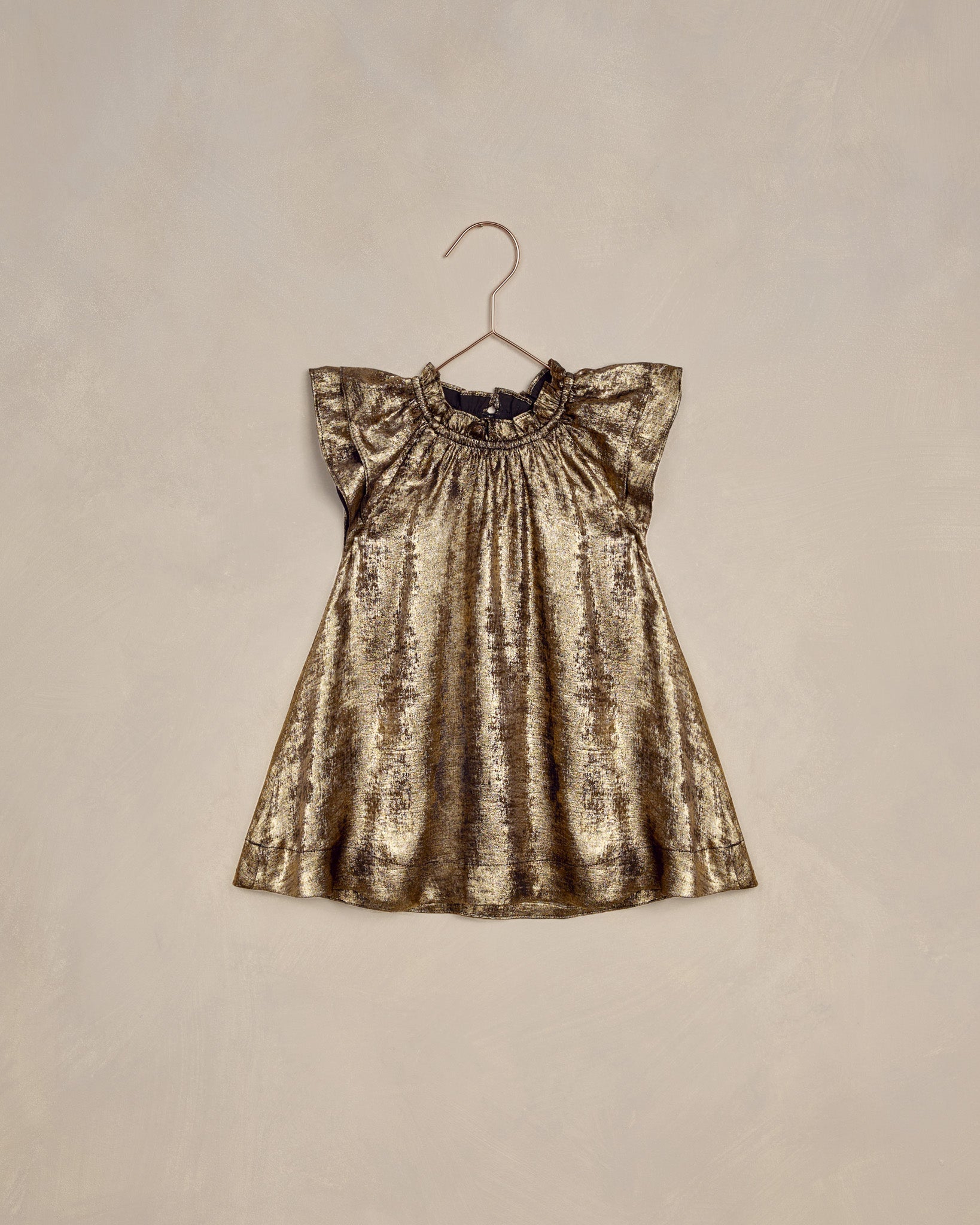 Isabella Dress || Gold - Rylee + Cru Canada