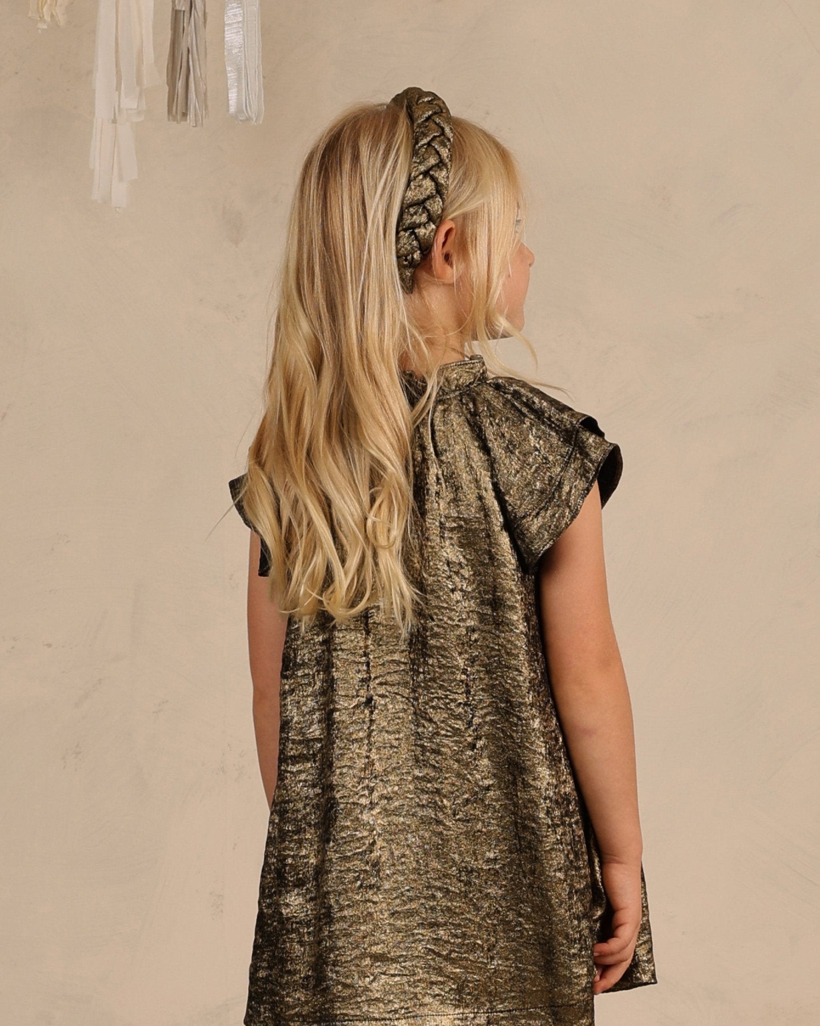 Isabella Dress || Gold - Rylee + Cru Canada