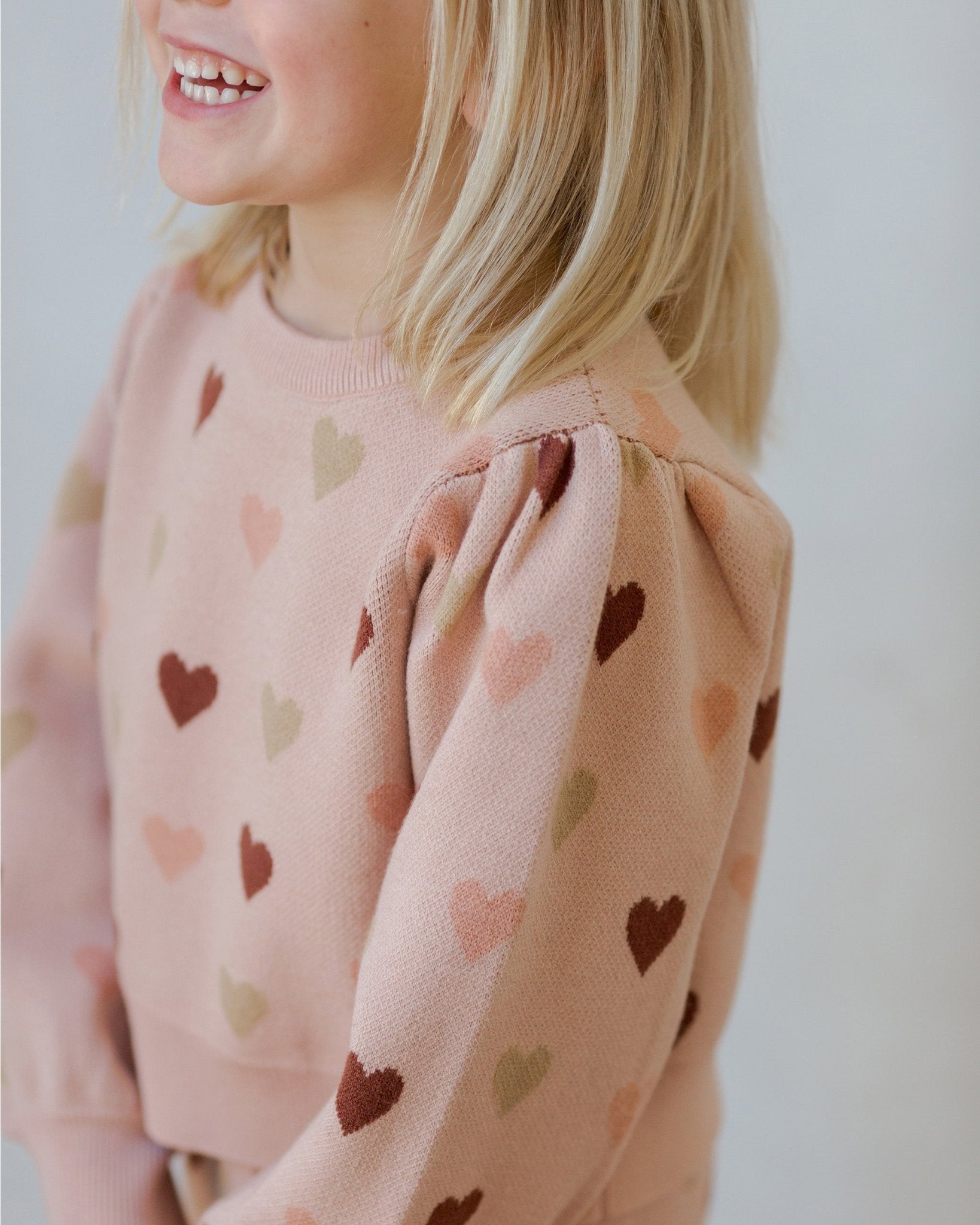 Jacquard Knit Set || Hearts - Rylee + Cru Canada