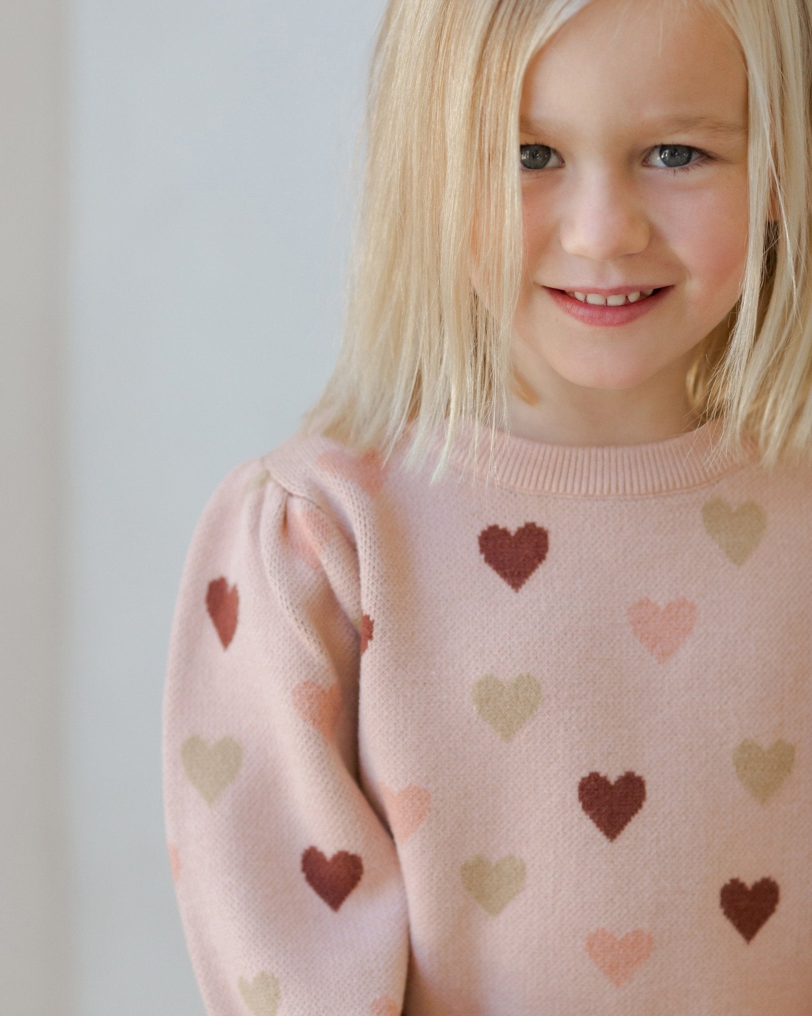 Jacquard Knit Set || Hearts - Rylee + Cru Canada