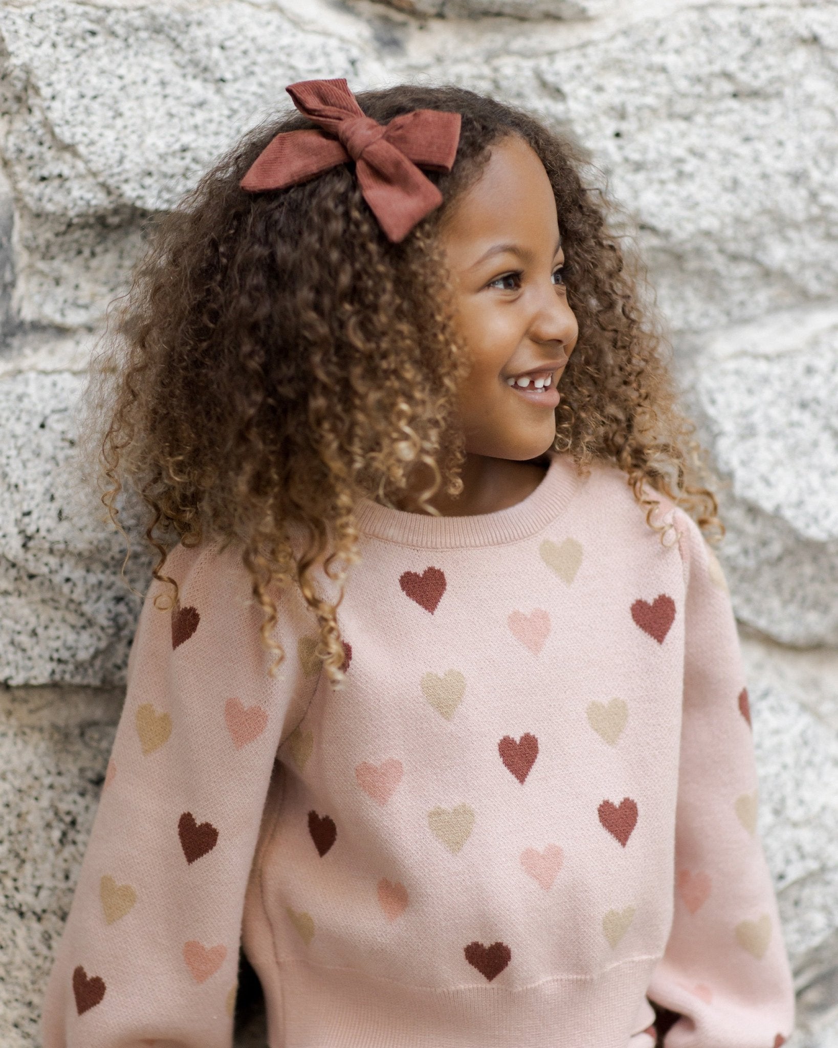 Jacquard Knit Set || Hearts - Rylee + Cru Canada