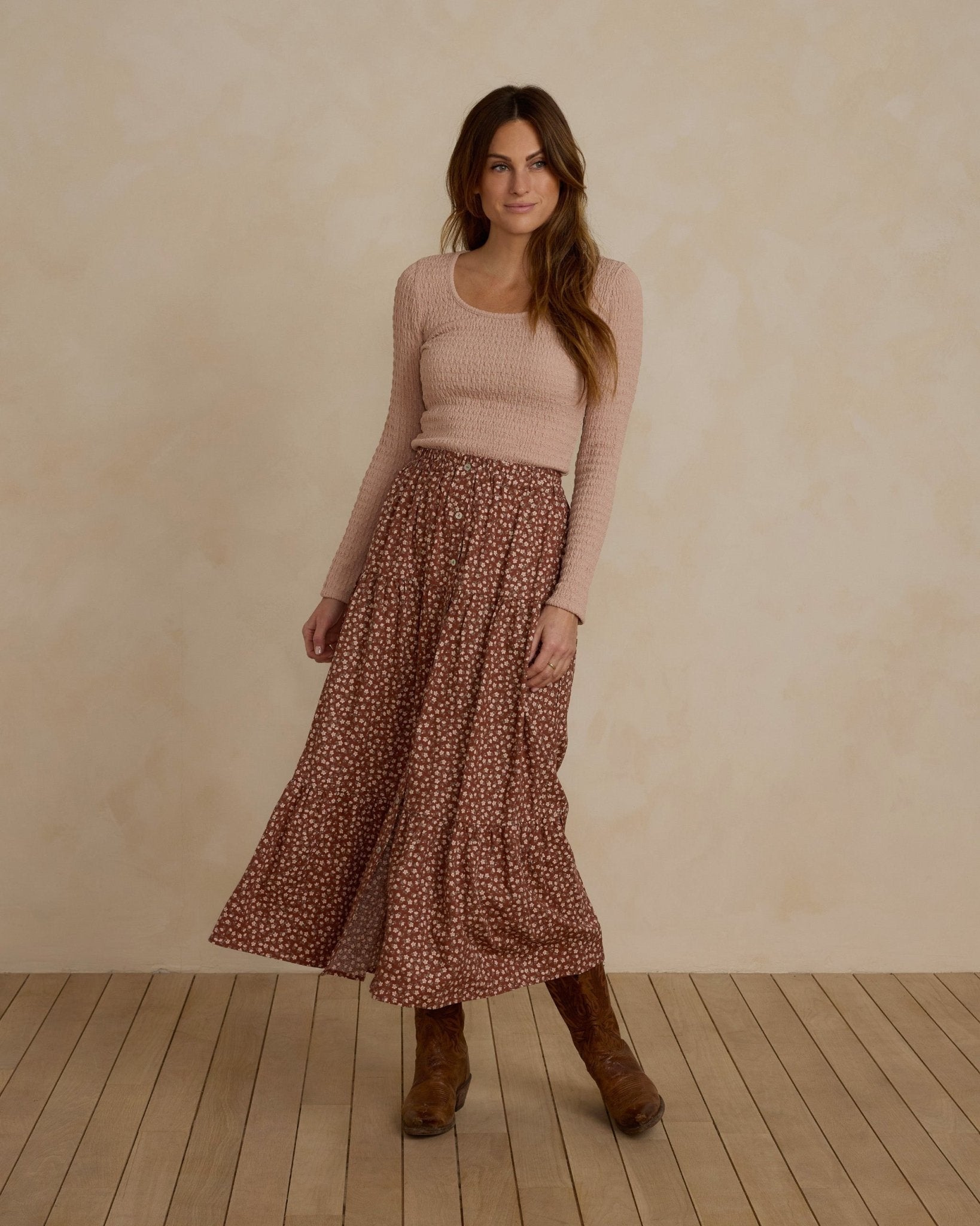 Joelle Skirt | Rosette - Rylee + Cru Canada