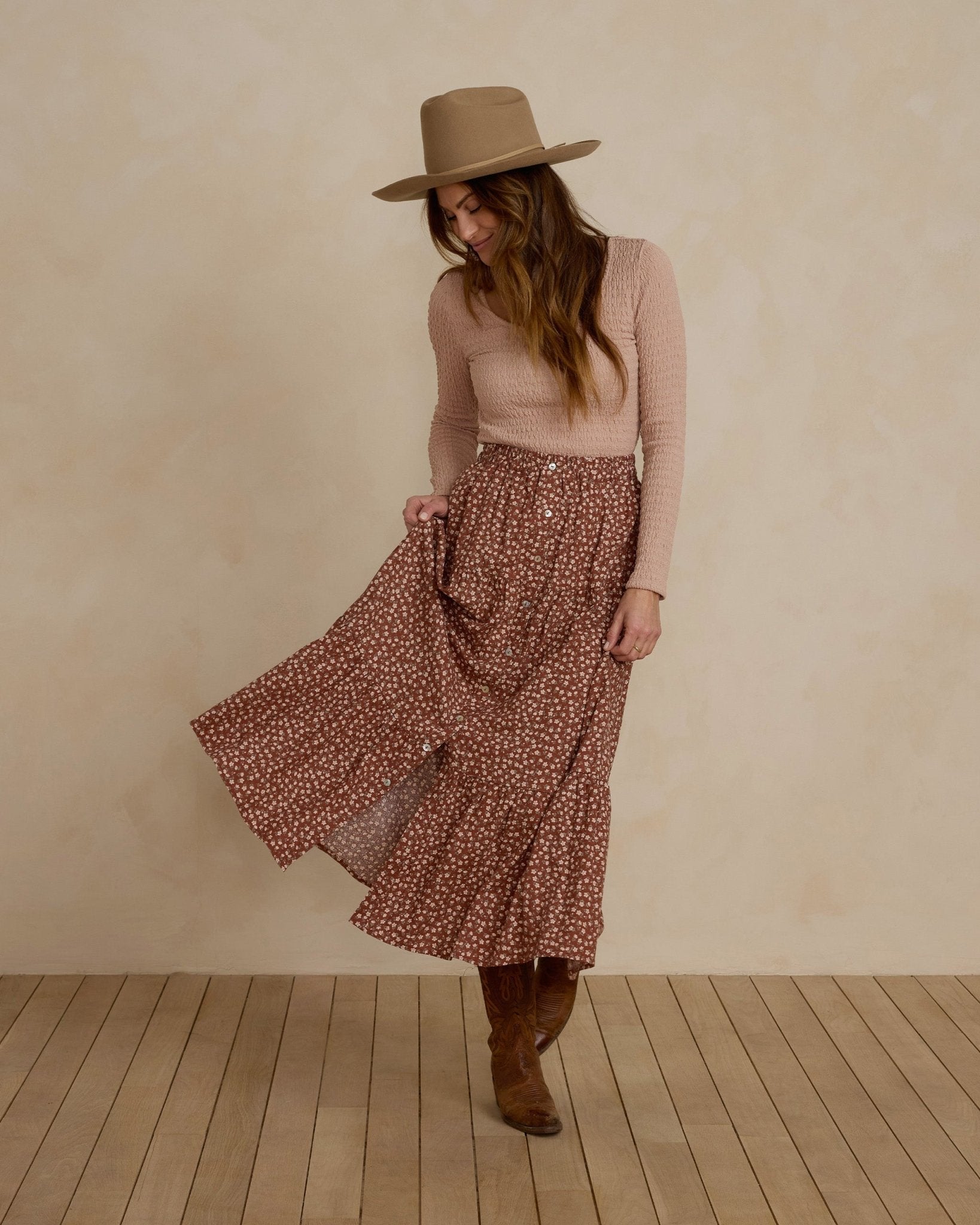 Joelle Skirt | Rosette - Rylee + Cru Canada