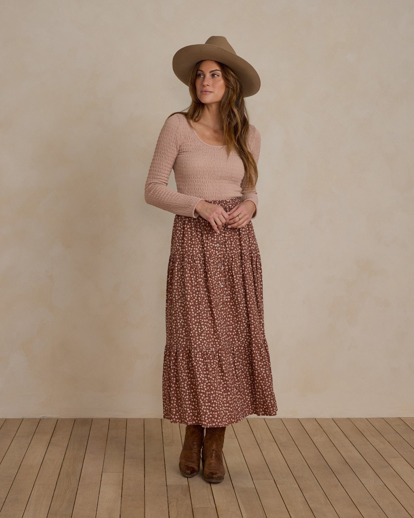 Joelle Skirt | Rosette - Rylee + Cru Canada