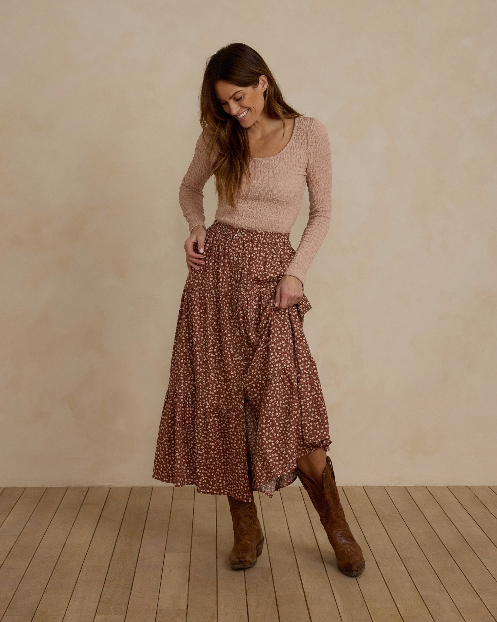 Joelle Skirt | Rosette - Rylee + Cru Canada