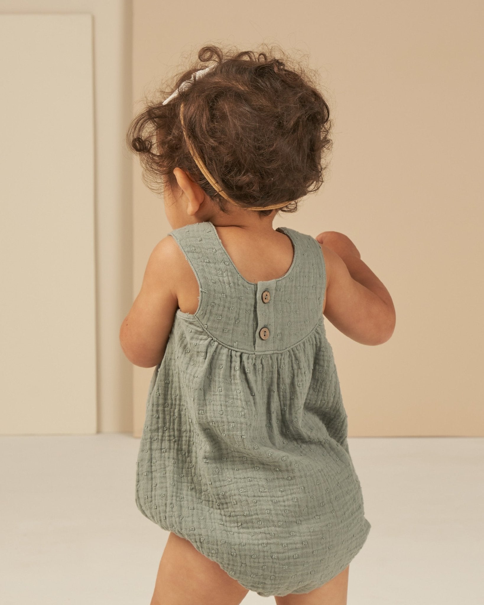 June Romper || Aqua - Rylee + Cru Canada