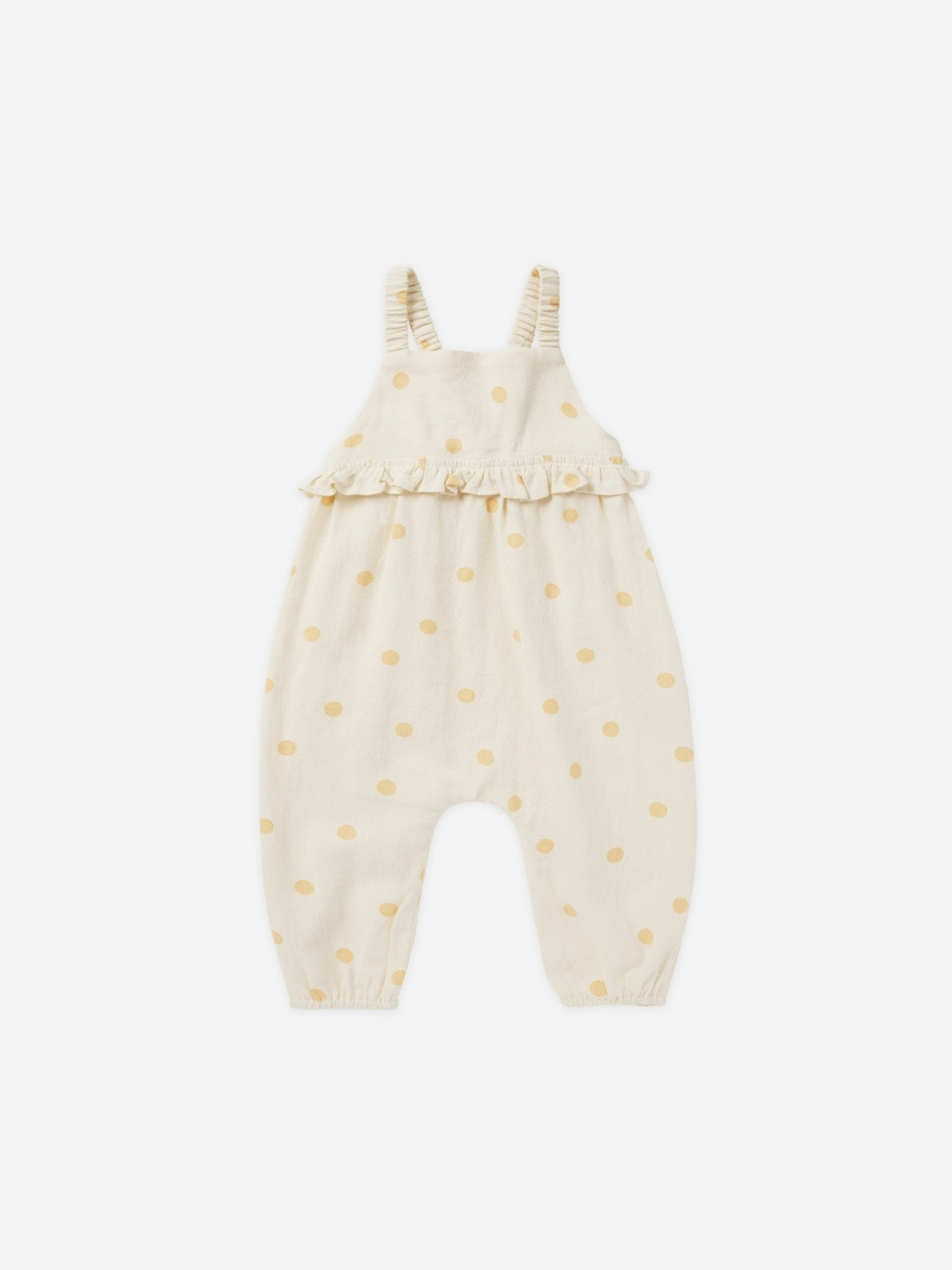 Kinsley Jumpsuit || Yellow Polka Dot - Rylee + Cru Canada