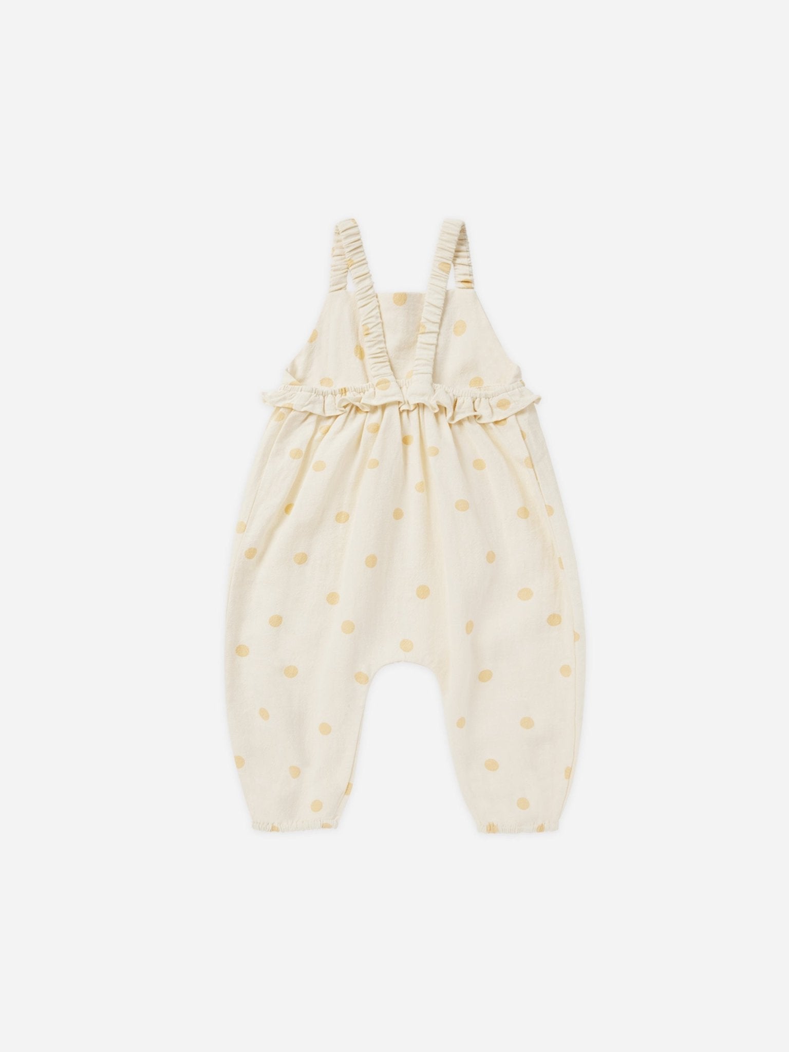 Kinsley Jumpsuit || Yellow Polka Dot - Rylee + Cru Canada