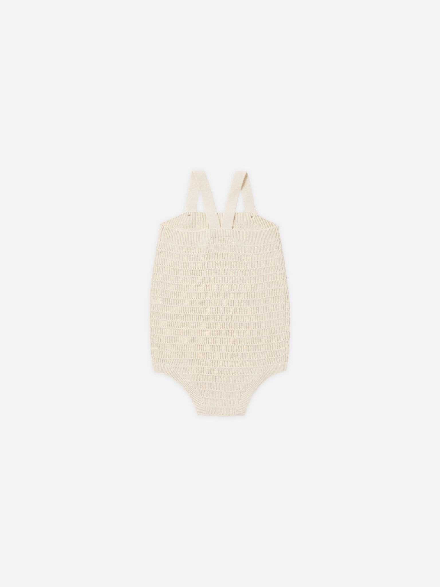 Knit Baby Romper || Natural - Rylee + Cru Canada