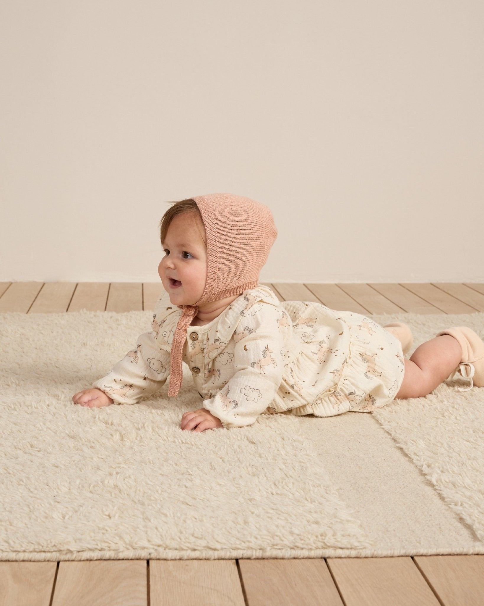 Knit Bonnet || Heathered Rose - Rylee + Cru Canada